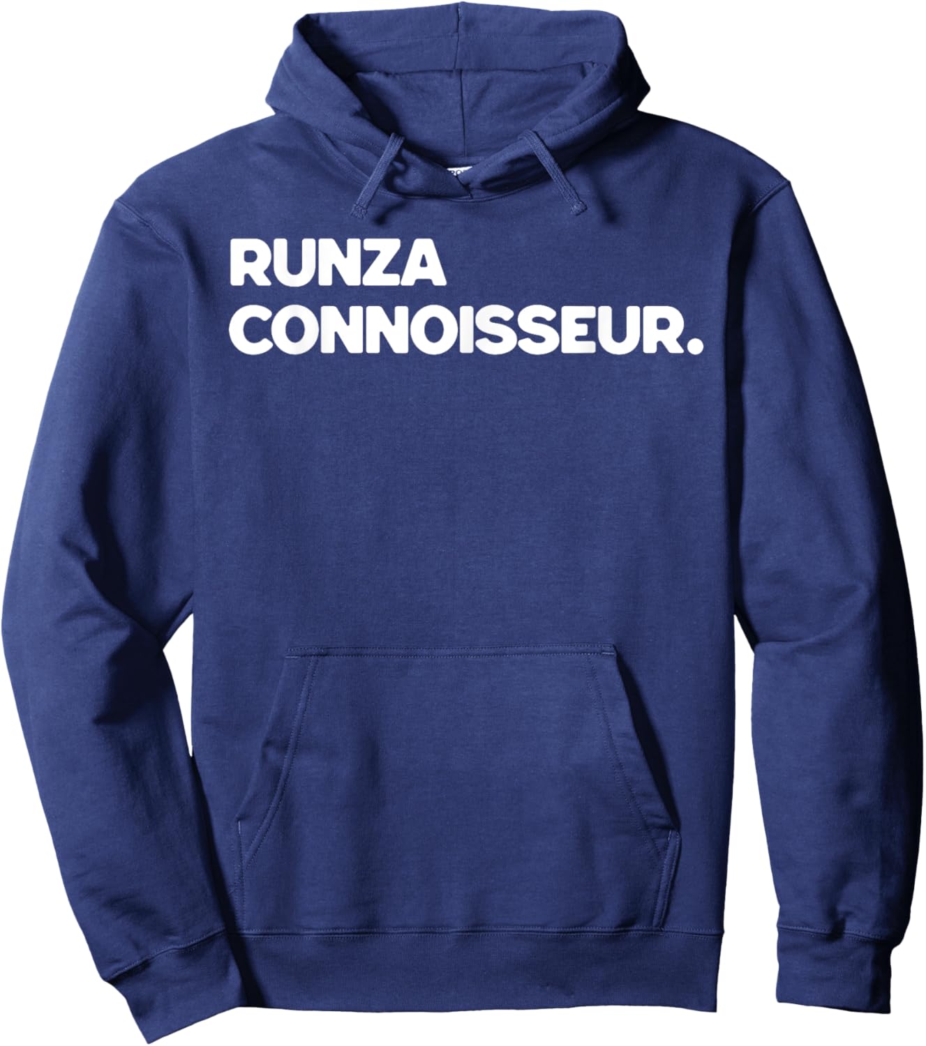 Runza Connoisseur | Nebraska Funny Runza Sandwich Hoodie - Hoodie | Navy