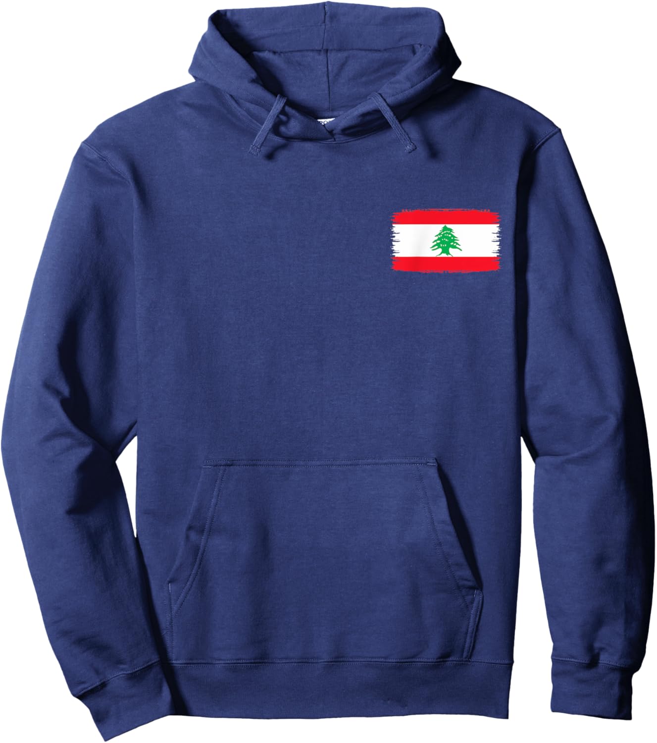 Lebanon Flag Holiday Lebanon Heart Lebanese Flag Hoodie - Hoodie | Navy