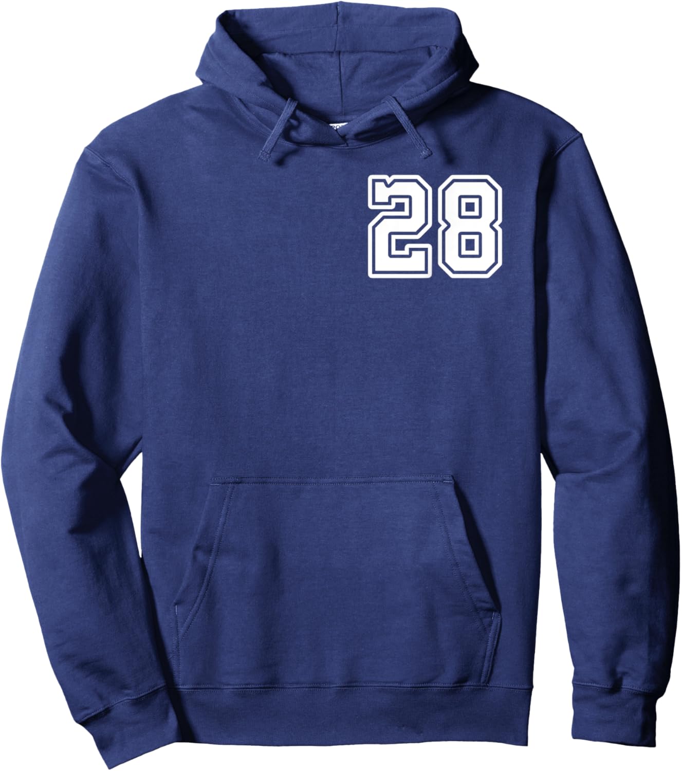 Number 28 Shirt #28 Player Sports Team Men Women Kids Hoodie - Hoodie | Navy