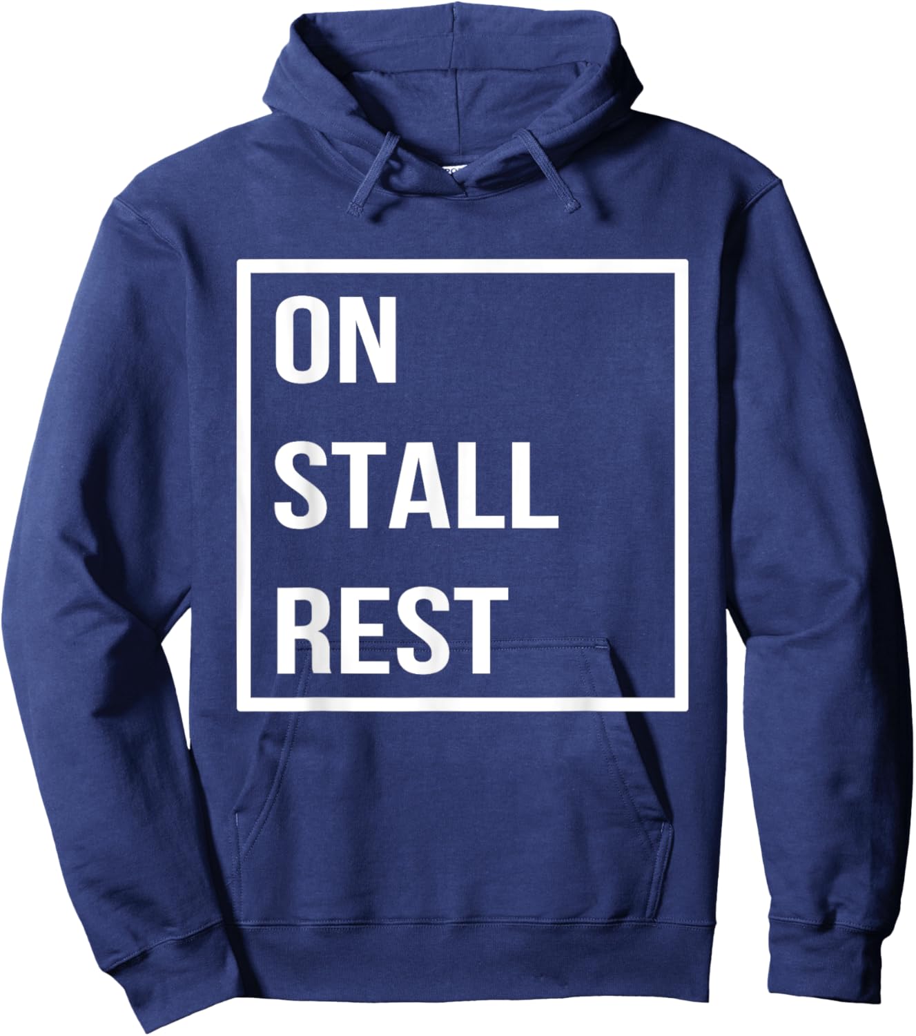 On Stall Rest Funny Horse Lovers Horse Lady Hoodie - Hoodie | Navy