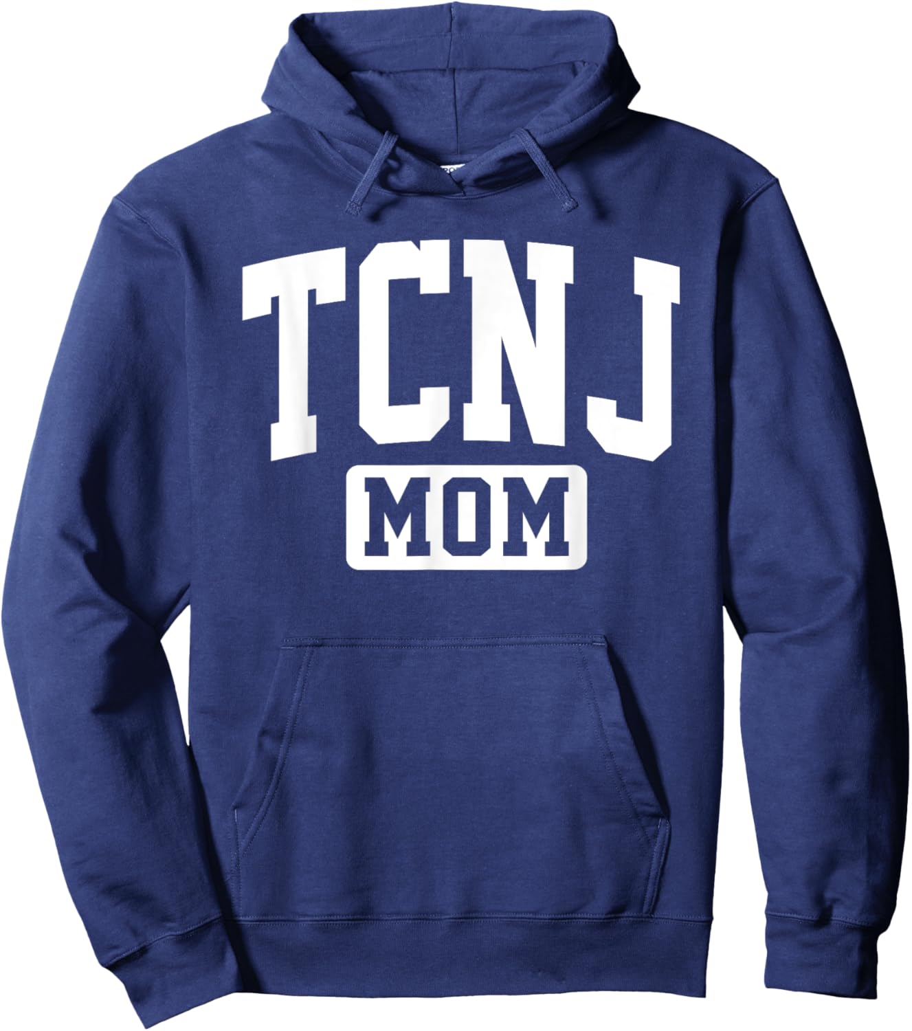 Family University College Arch Retro Design TCNJ The College of New Jersey Mom Mother Arch Vintage Hoodie - Hoodie | Navy