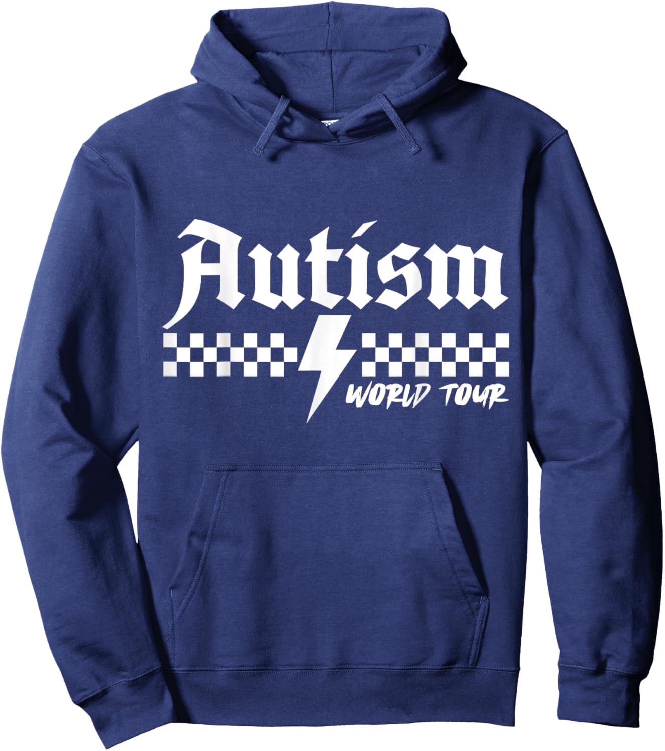 Autism World Tour Autism Awareness Hoodie - Hoodie | Navy