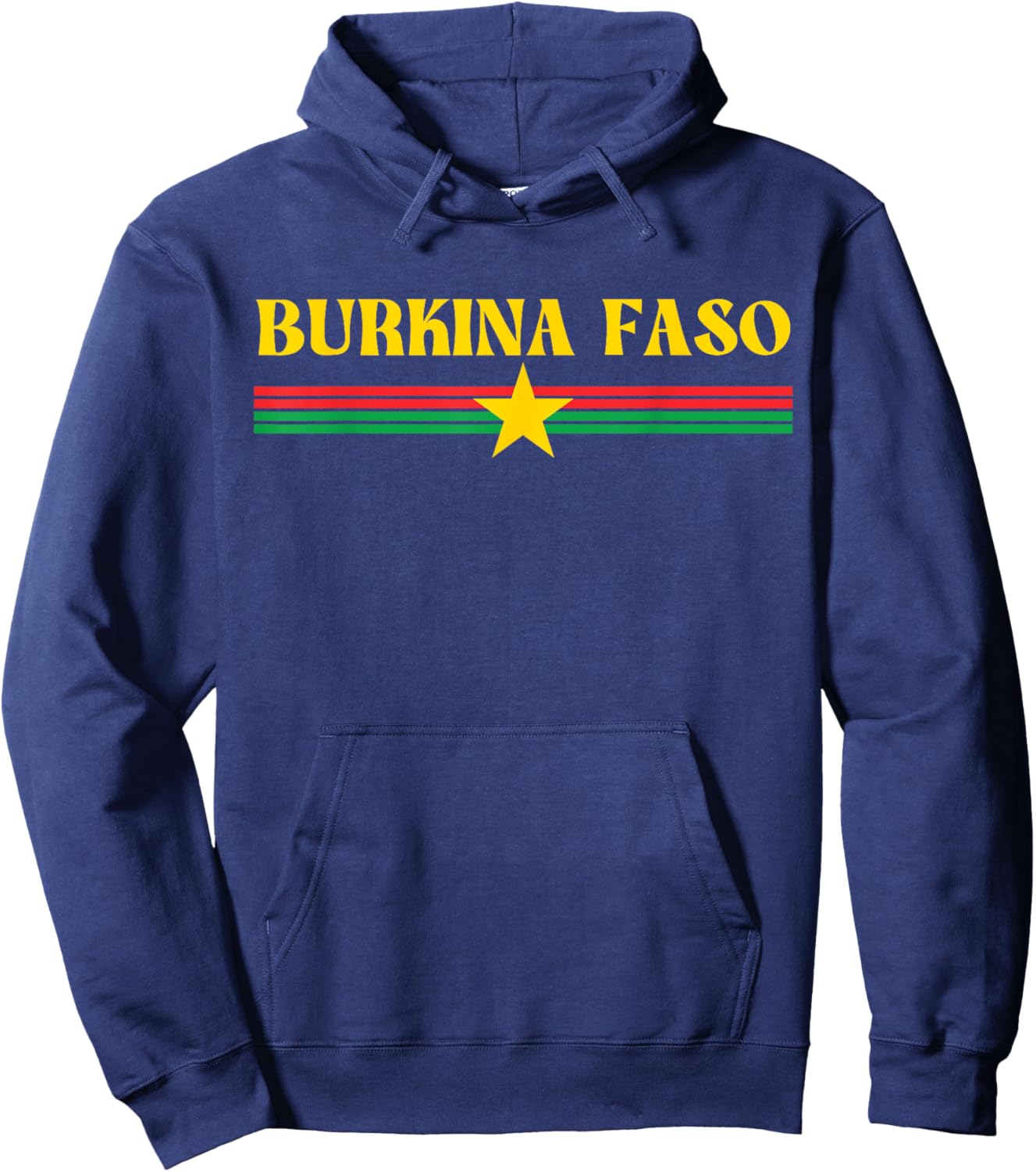 Burkina Faso Flag Emblem, Burkinese Flag, Burkina Faso Hoodie - Hoodie | Navy