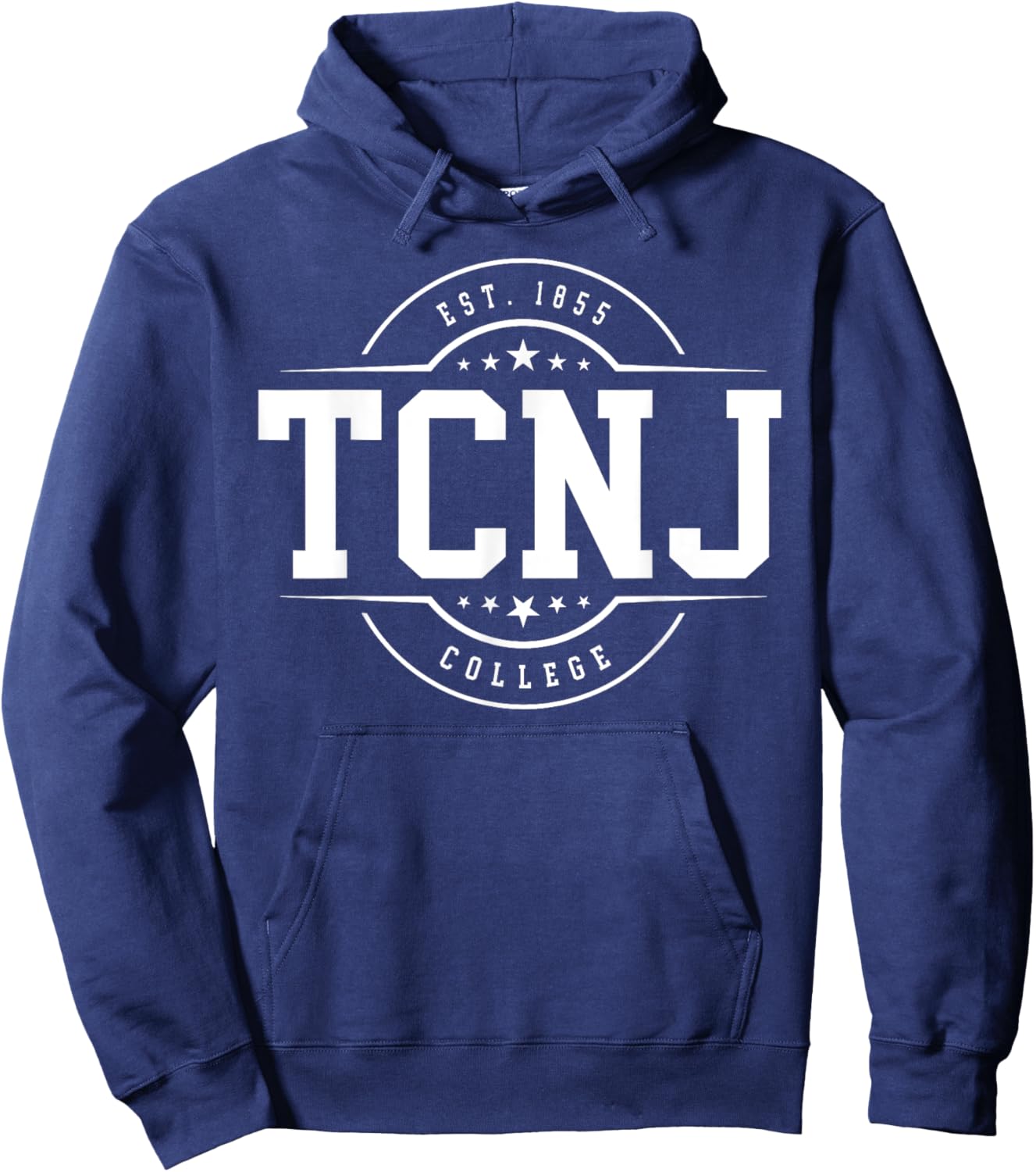 TCNJ The College of New Jersey Arch Vintage Classic Design Hoodie - Hoodie | Navy