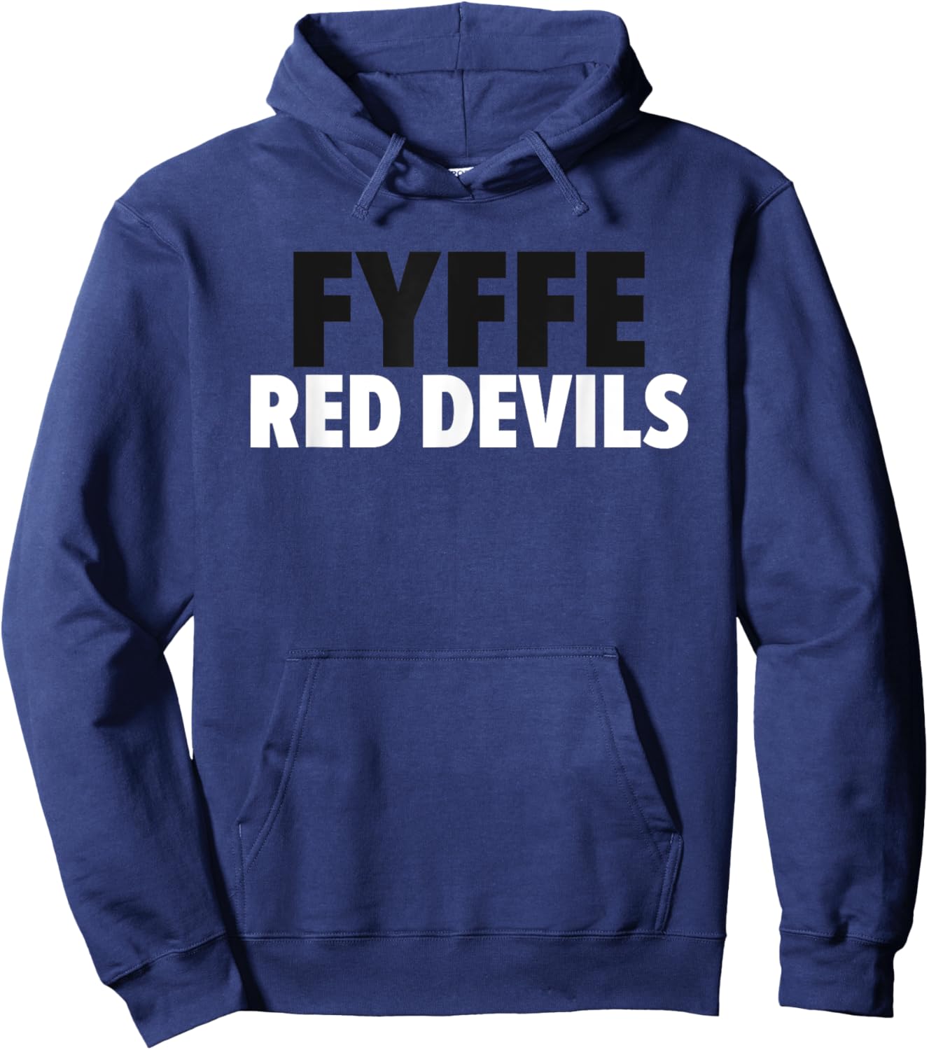 Fyffe Red Devils Bold Hoodie - Hoodie | Navy