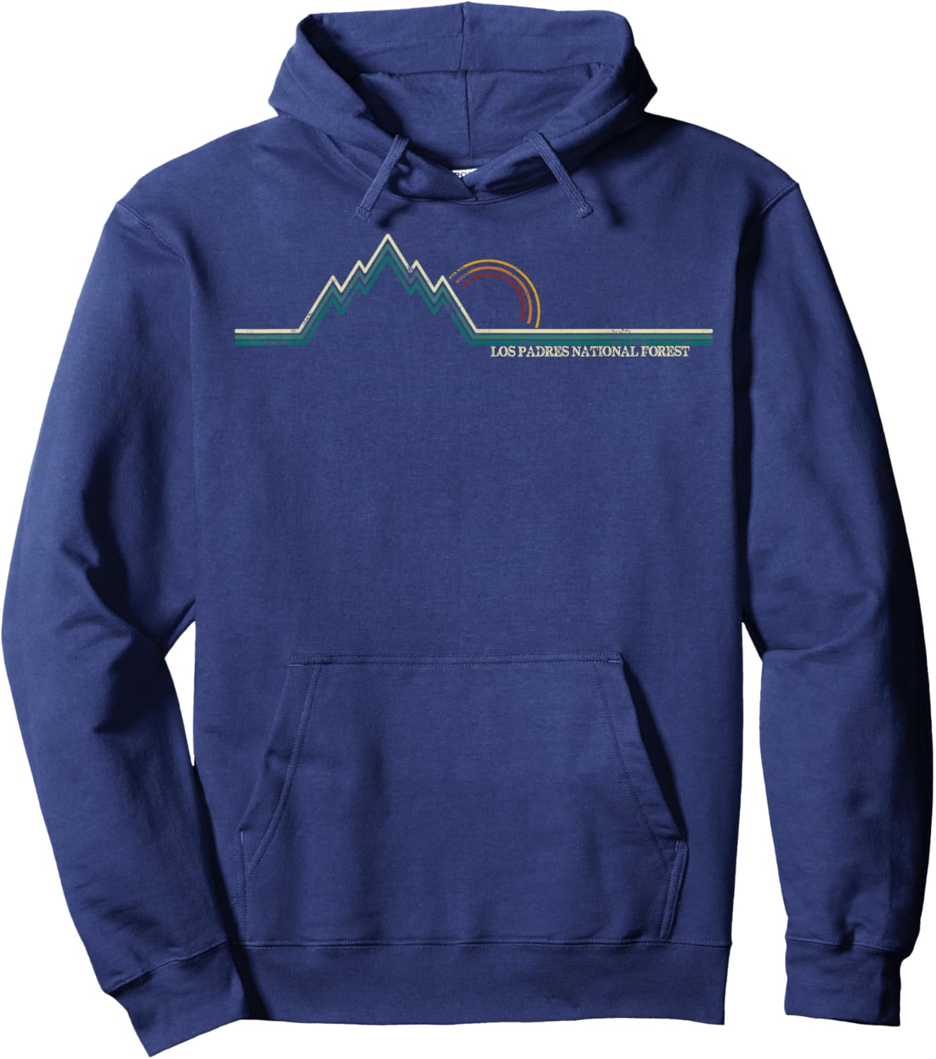 Los Padres National Forest (California) Hoodie - Hoodie | Navy
