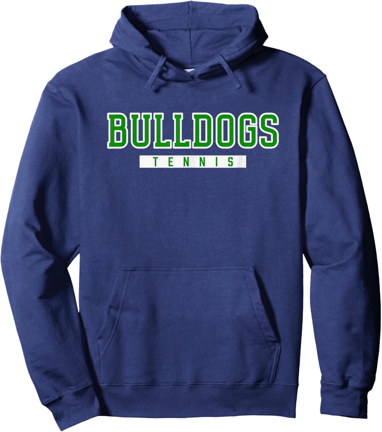 Irvington Bulldogs Tennis Hoodie - Hoodie | Navy