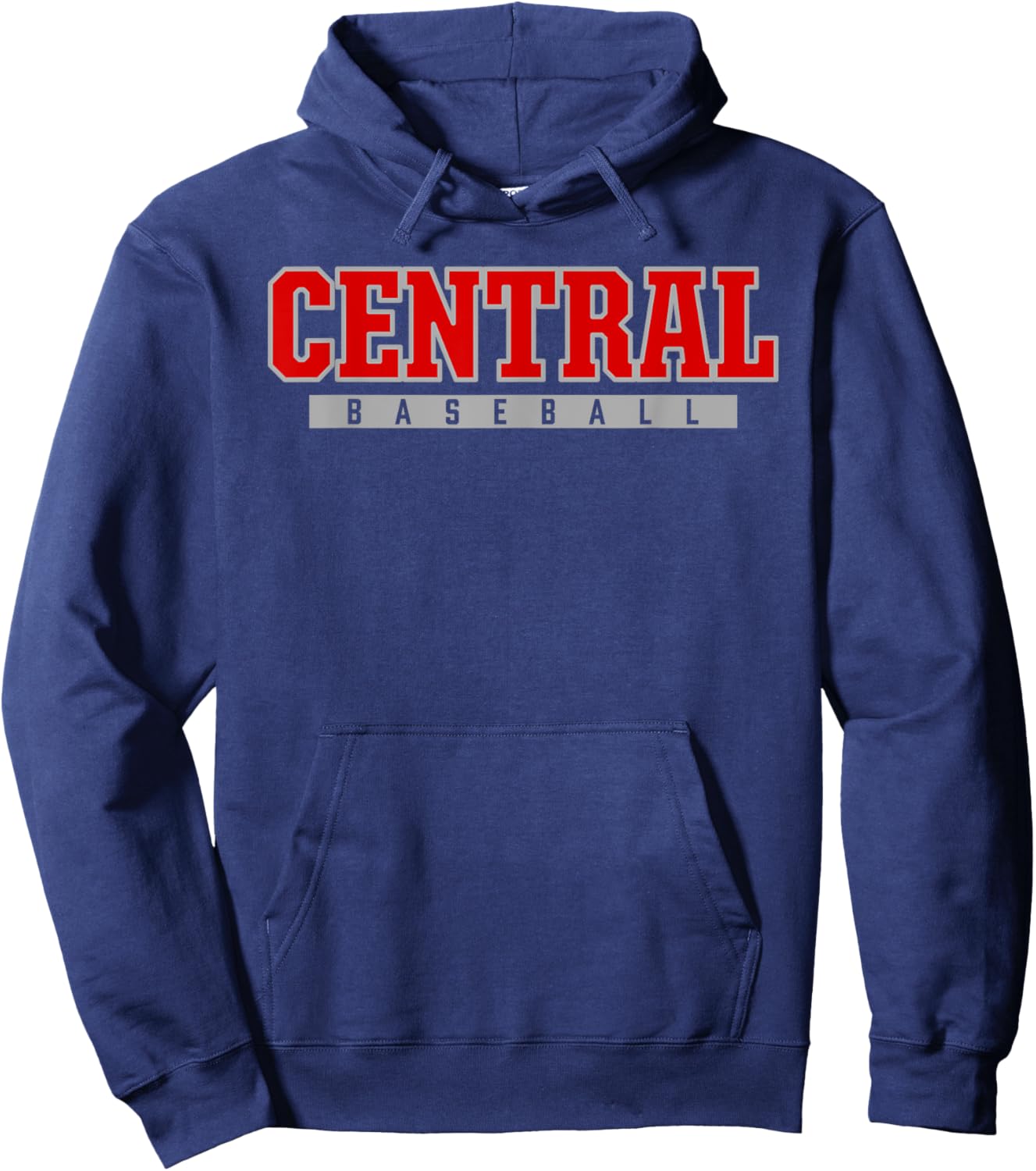 Central High School Baseball Hoodie - Hoodie | Navy