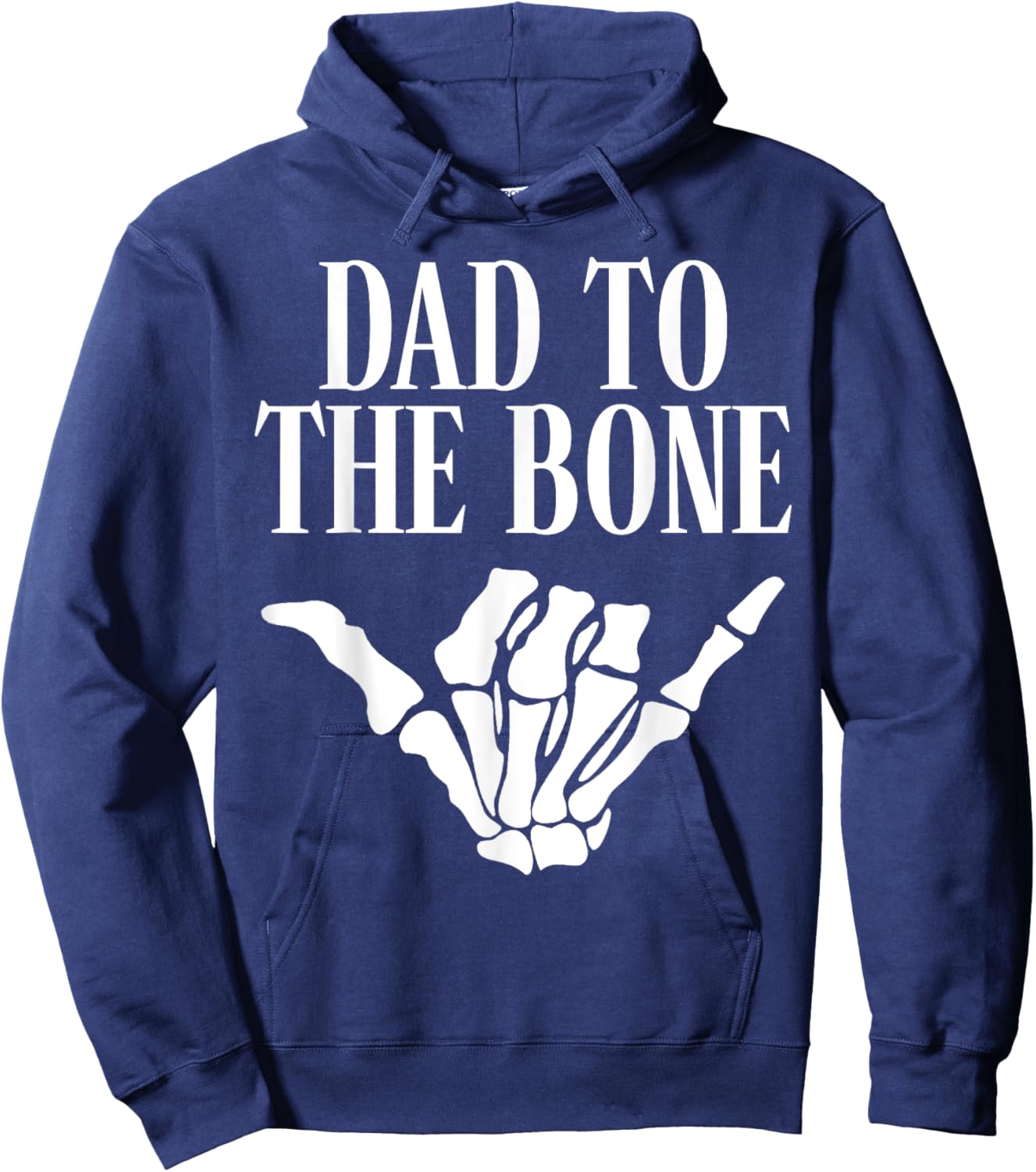 Dad To The Bone Gothic Halloween Family Matching Hoodie - Hoodie | Navy