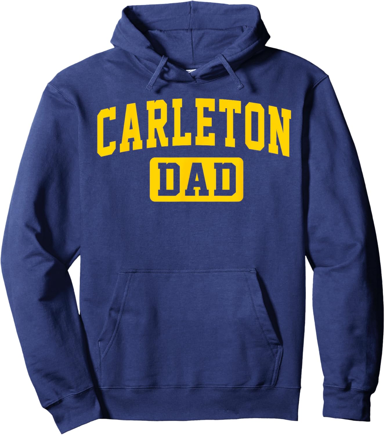 Carleton College Dad Arch Vintage Design Father Men Family Hoodie - Hoodie | Navy