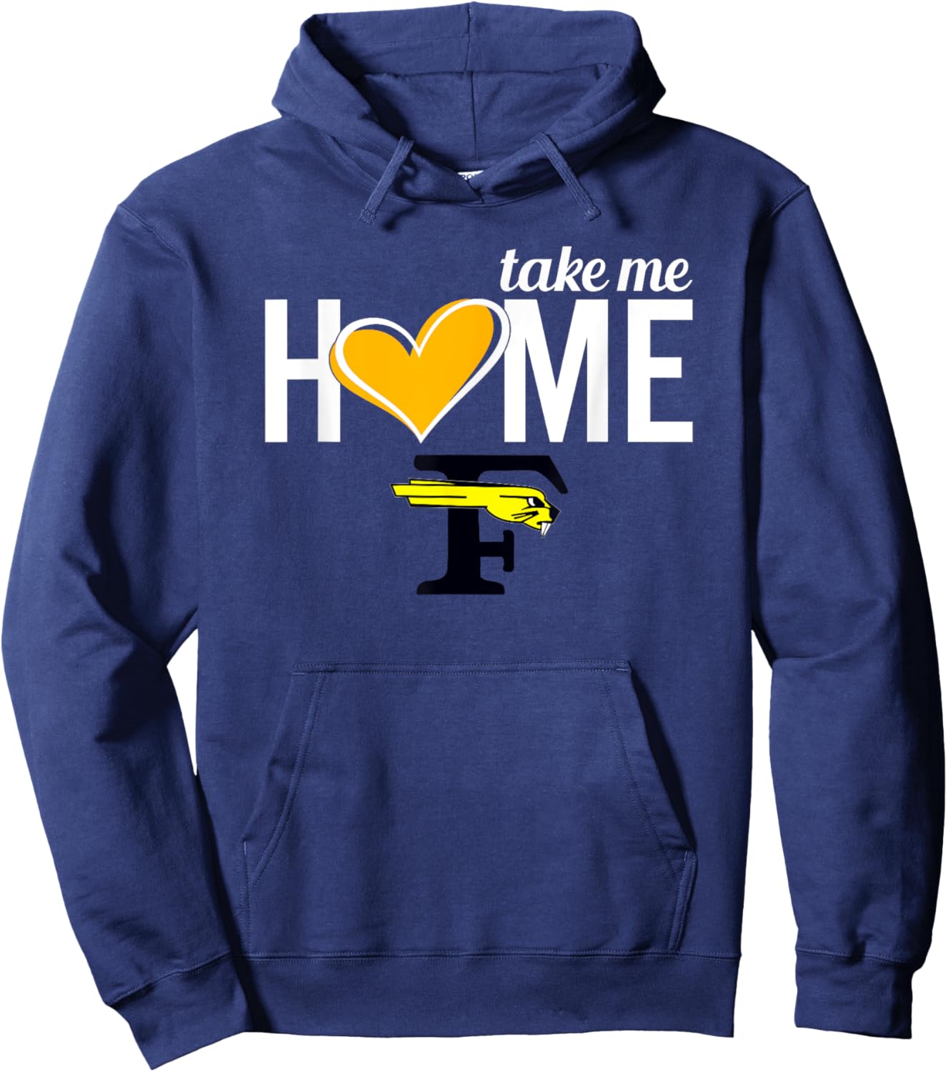 Forney Jackrabbits Logo Take Me Home HS Hoodie - Hoodie | Navy