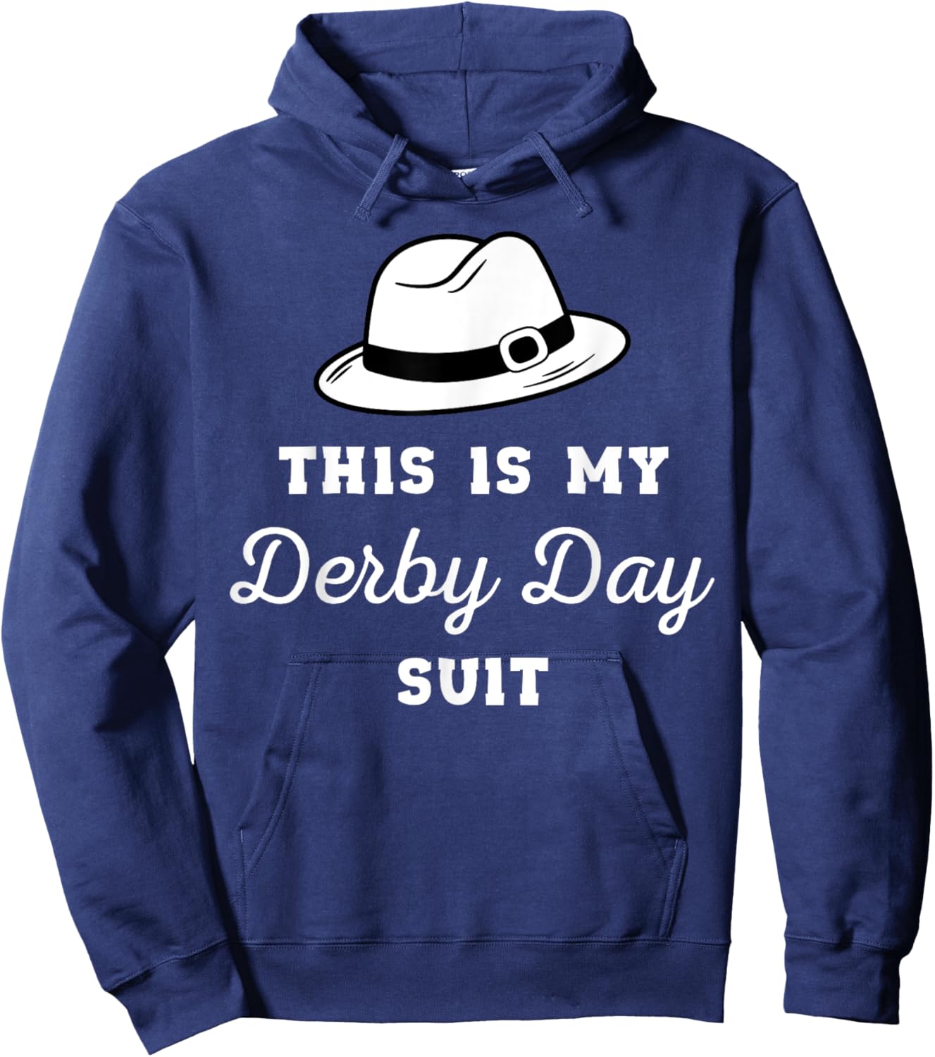 This Is My Derby Day Suit Funny Horse Racing Derby Day Men Hoodie - Hoodie | Navy