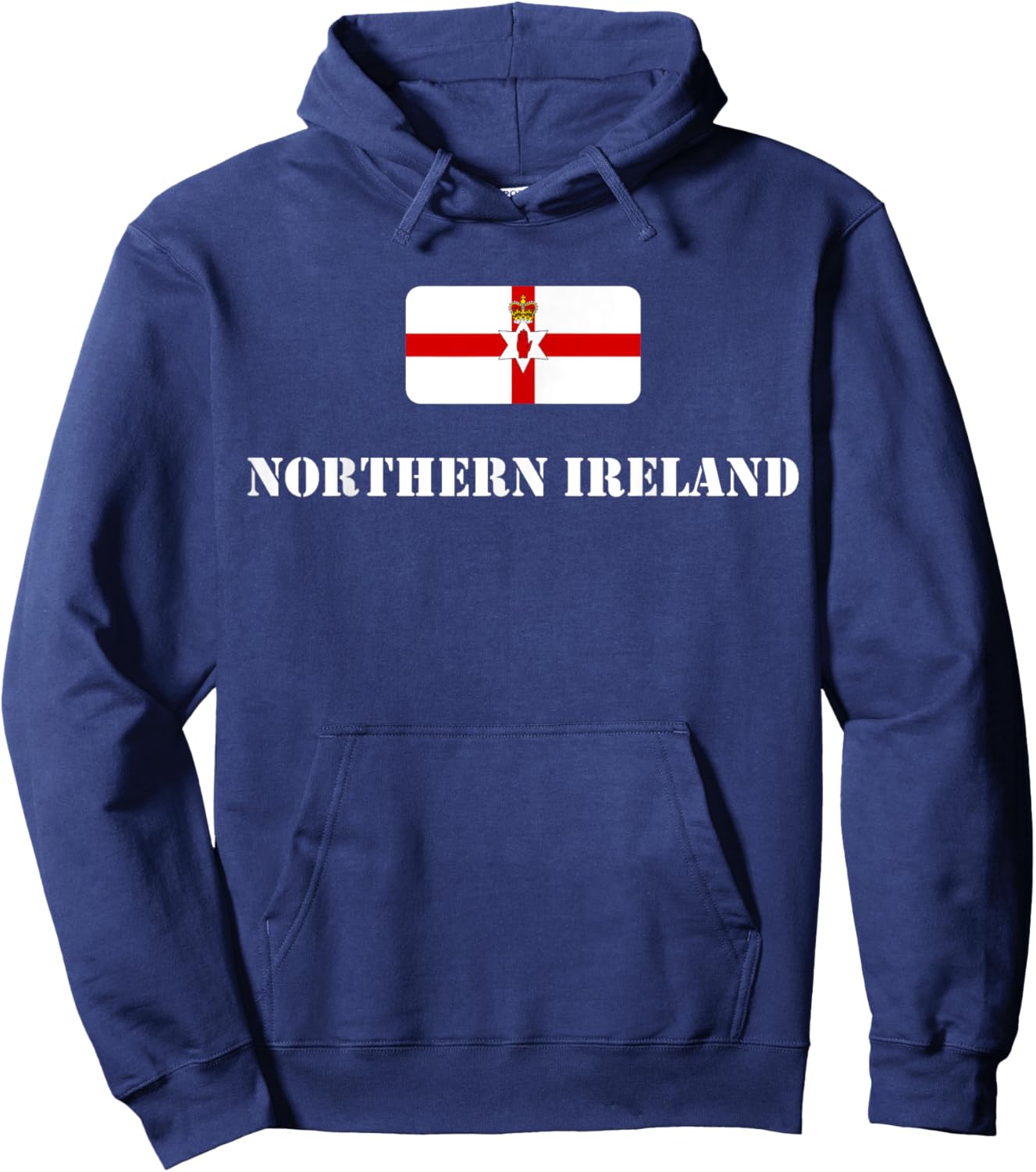 Northern Ireland Flag, Norlin Airlann, Northern Ireland Hoodie - Hoodie | Navy