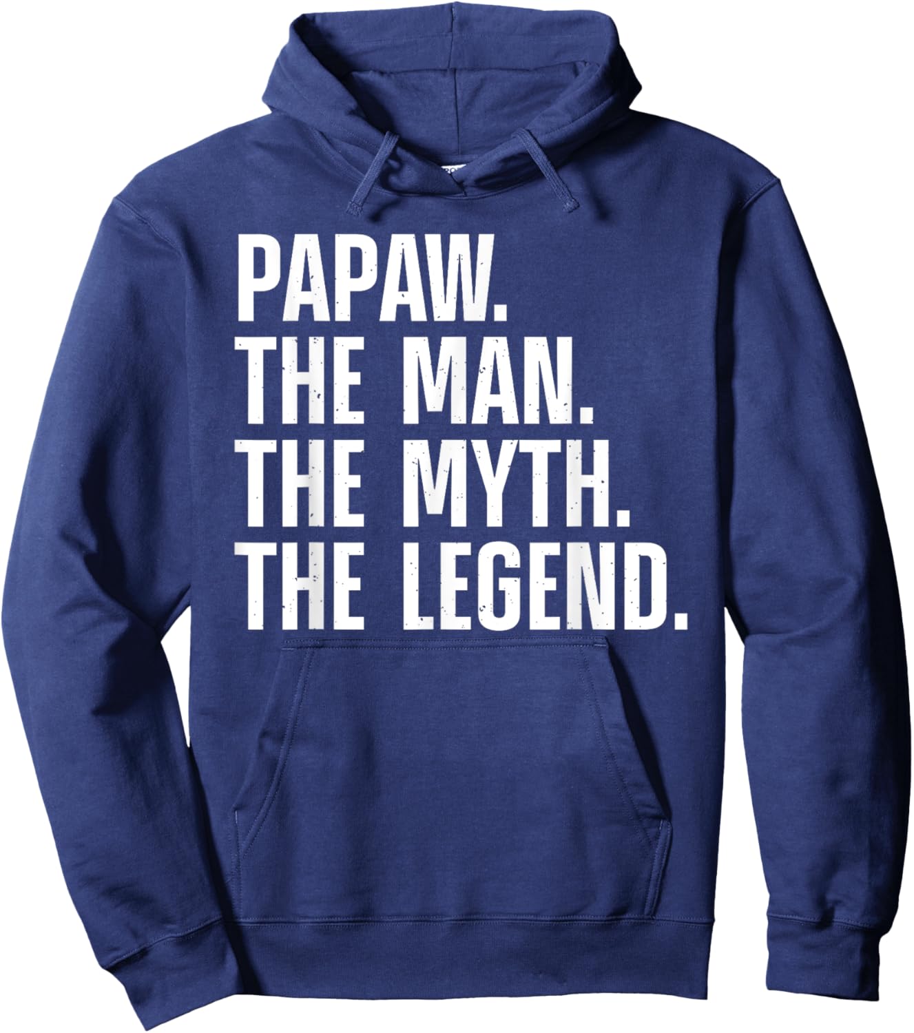 Papaw Design For Grandpa Grandfather From Grandkids Papaw Hoodie - Hoodie | Navy