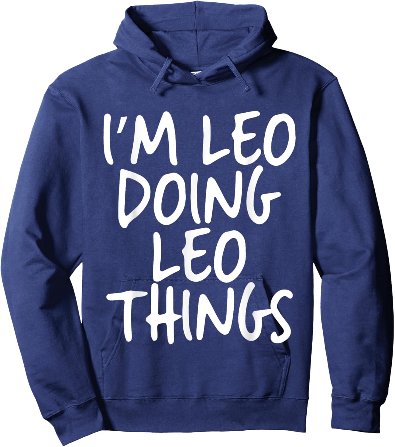 I'm Leo Doing Leo Things Personalized Funny First Name Hoodie - Hoodie | Navy