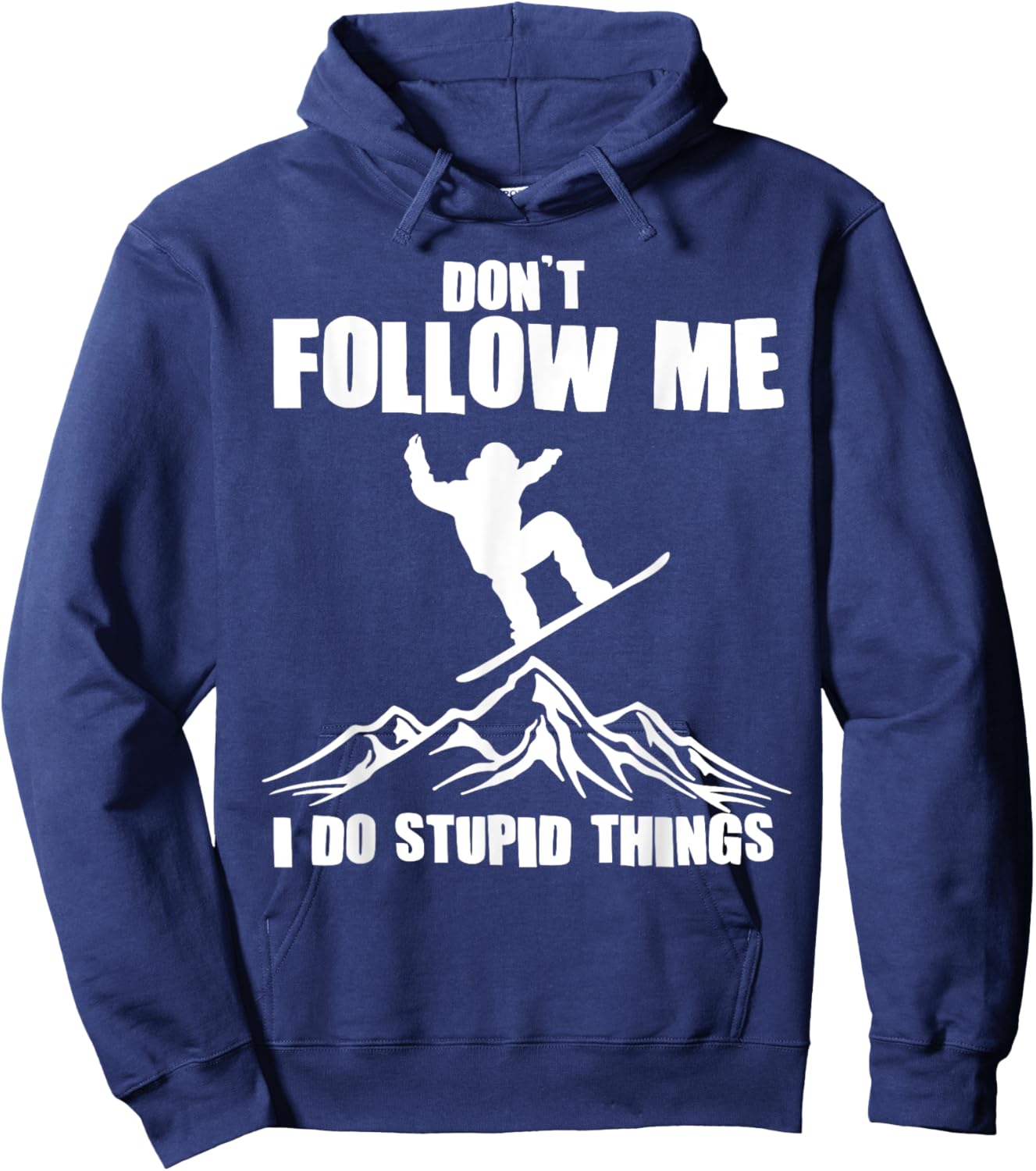 Cool Snowboarding Art Women Snowboard Snowboarder Hoodie - Hoodie | Navy