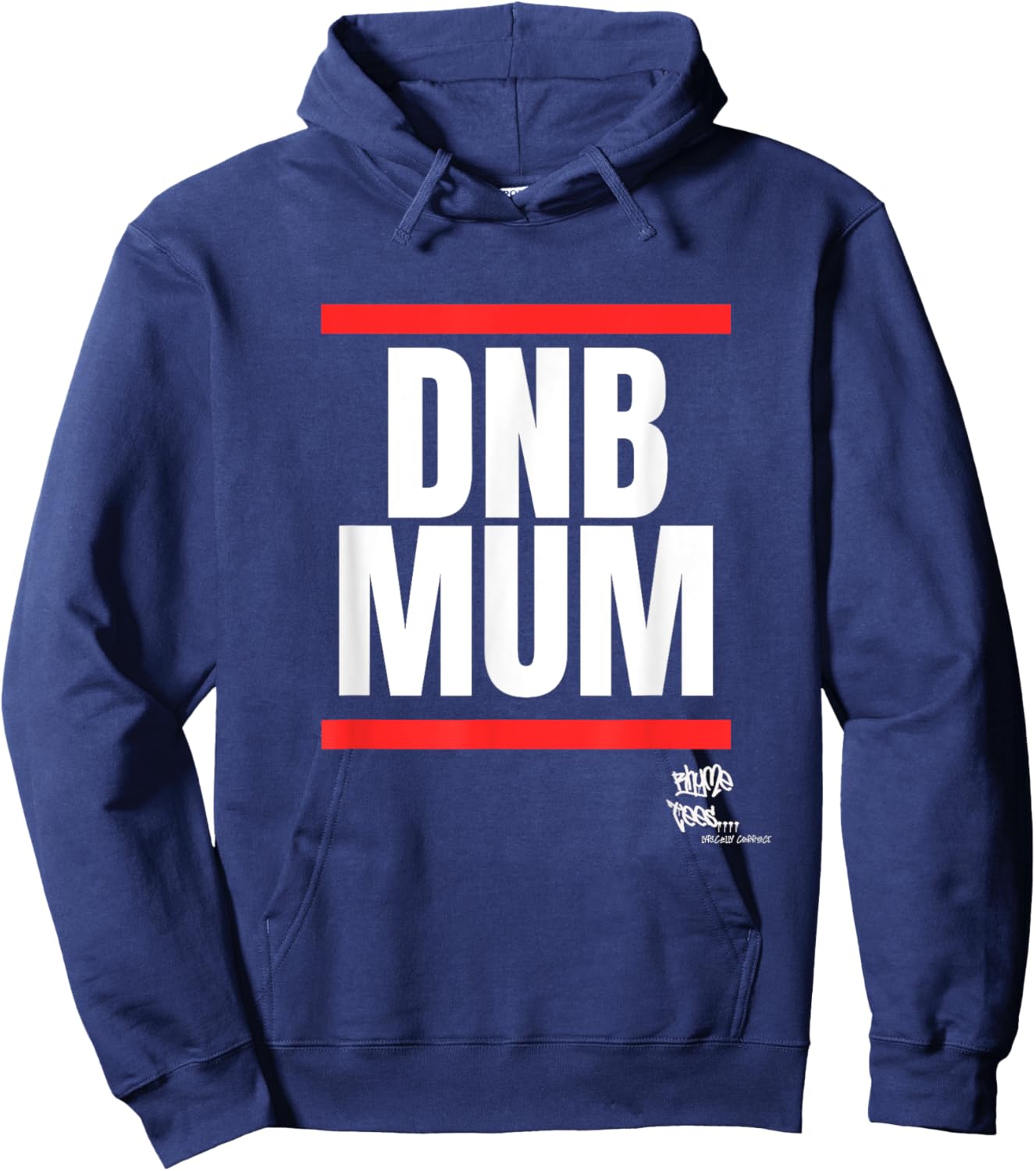 DRUM Bass Merch DNB MUM Rave Jungle Dance Hoodie - Hoodie | Navy