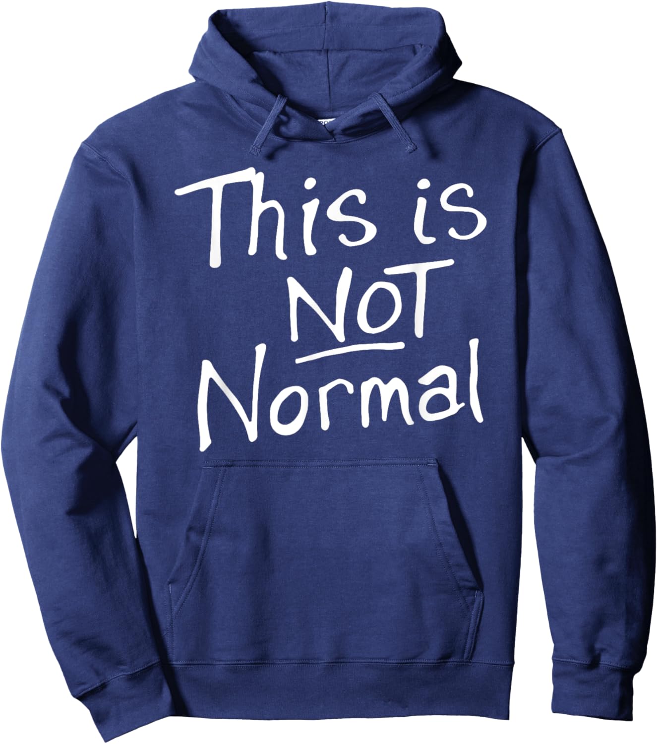 This Is Not Normal 2025 Sign Hoodie - Hoodie | Navy