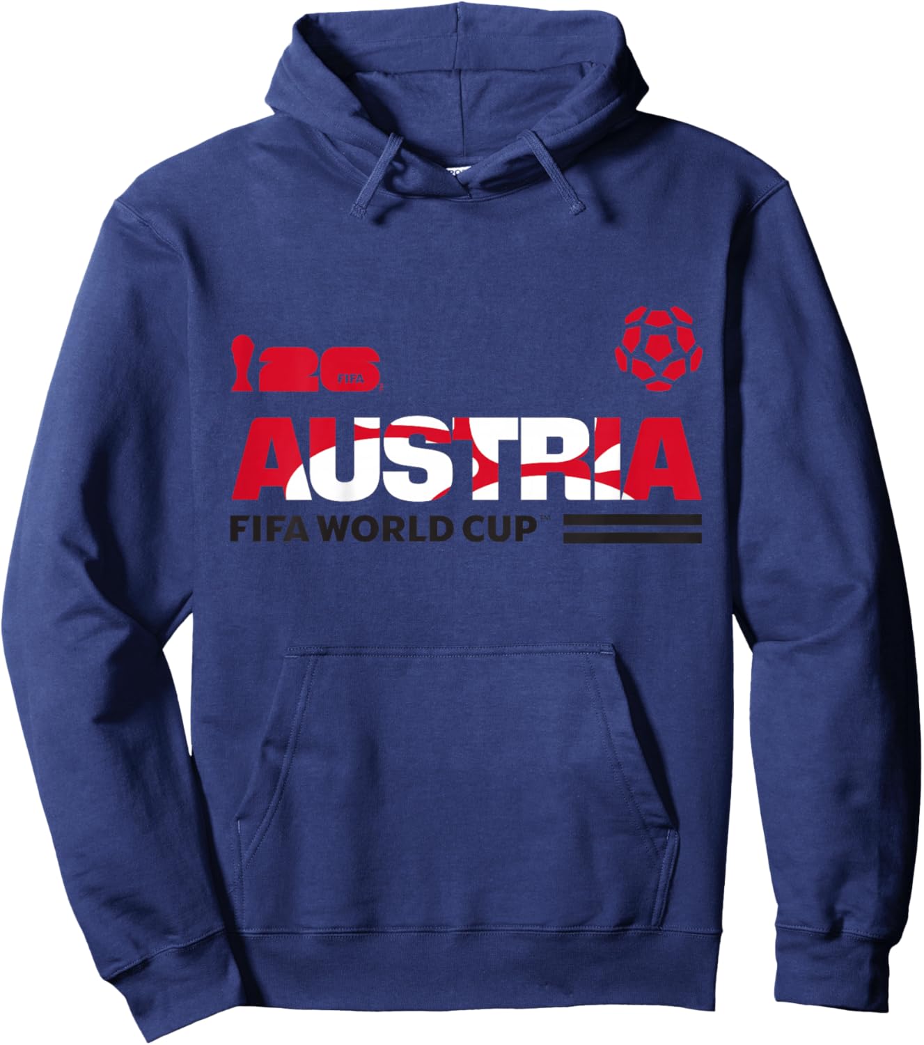 Kinder FIFA World CUP26 Qualifier Österreich Hoodie - Hoodie | Navy