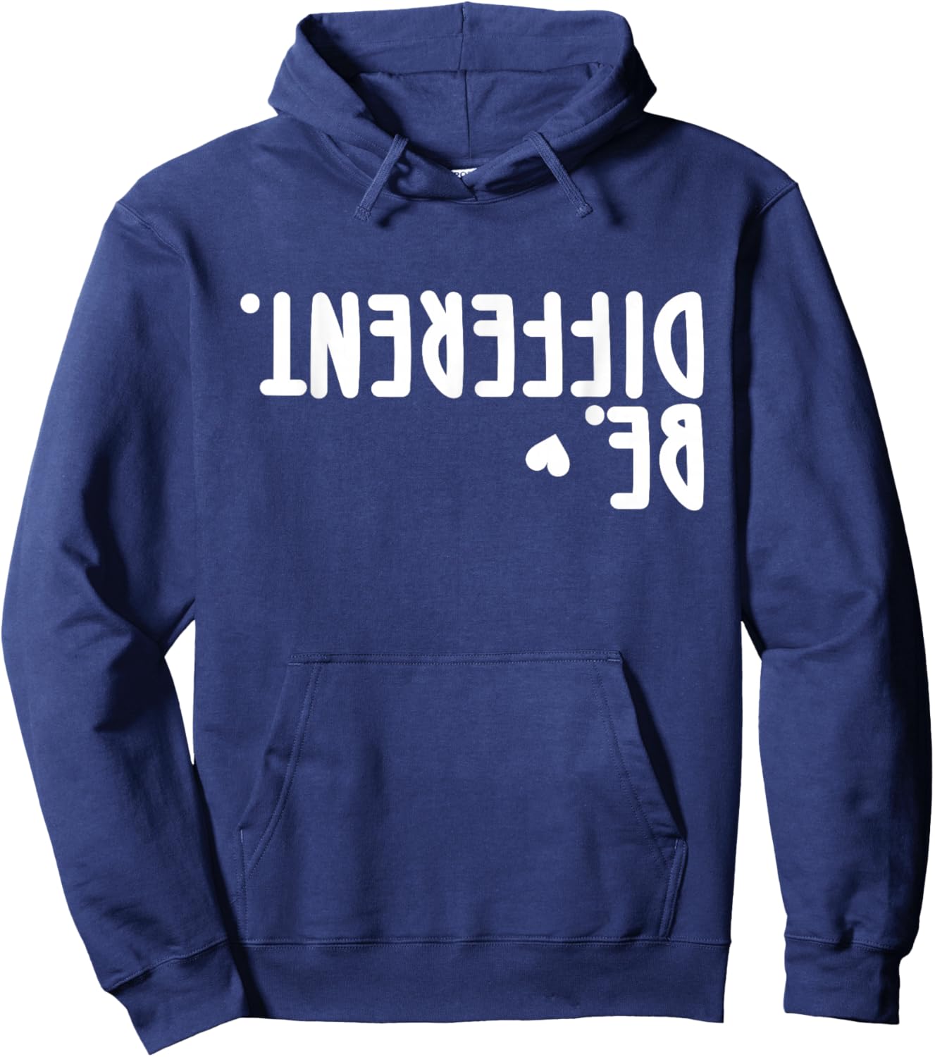 Funny Upside, Different Men Women Kids Its Ok to Be Hoodie - Hoodie | Navy