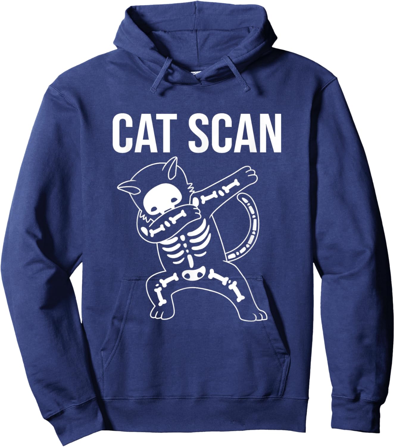 Funny MRI Technology Dabbing Cat Scan Men Women Kids Hoodie - Hoodie | Navy