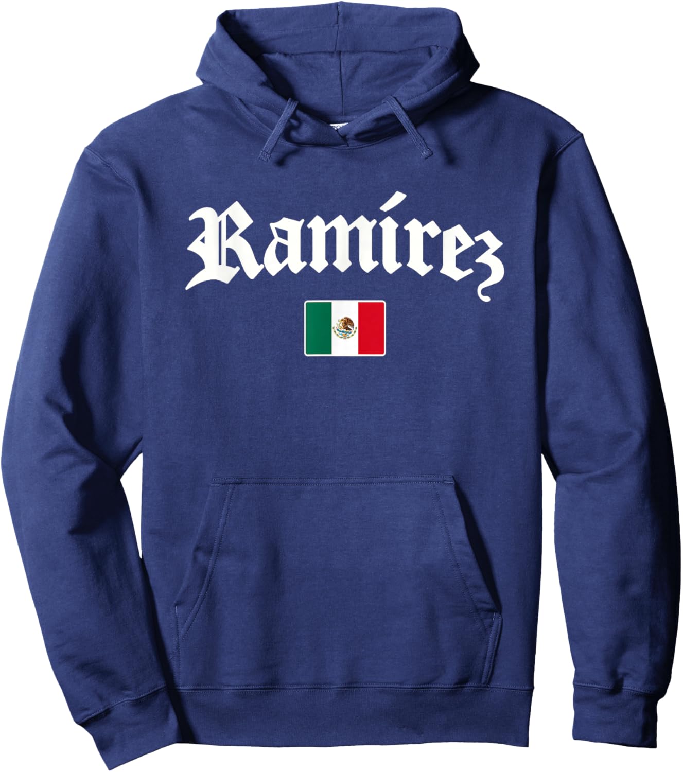 Ramirez Mexican Flag of Mexico Hoodie - Hoodie | Navy