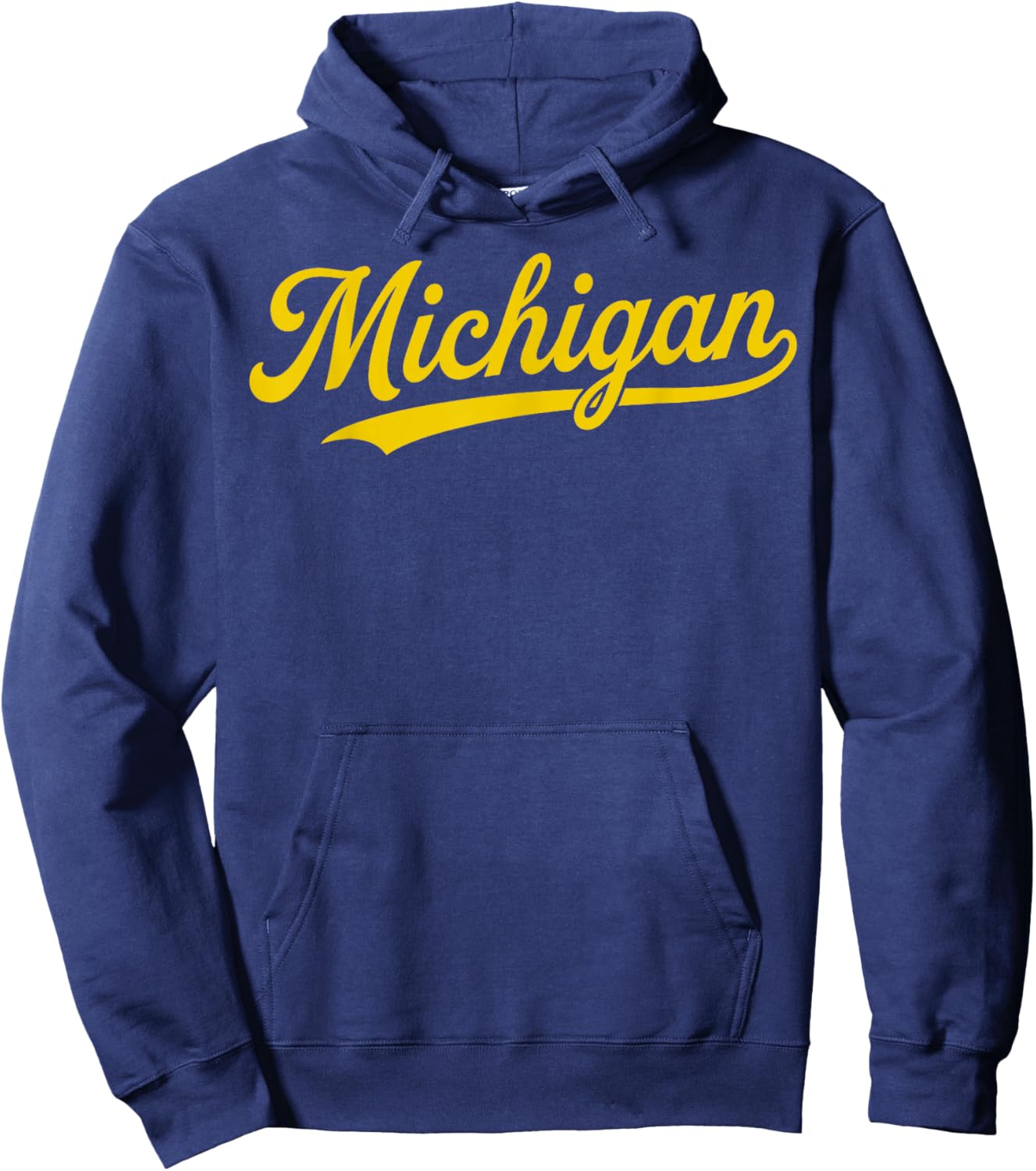 Michigan - Throwback Design - Classic Hoodie - Hoodie | Navy