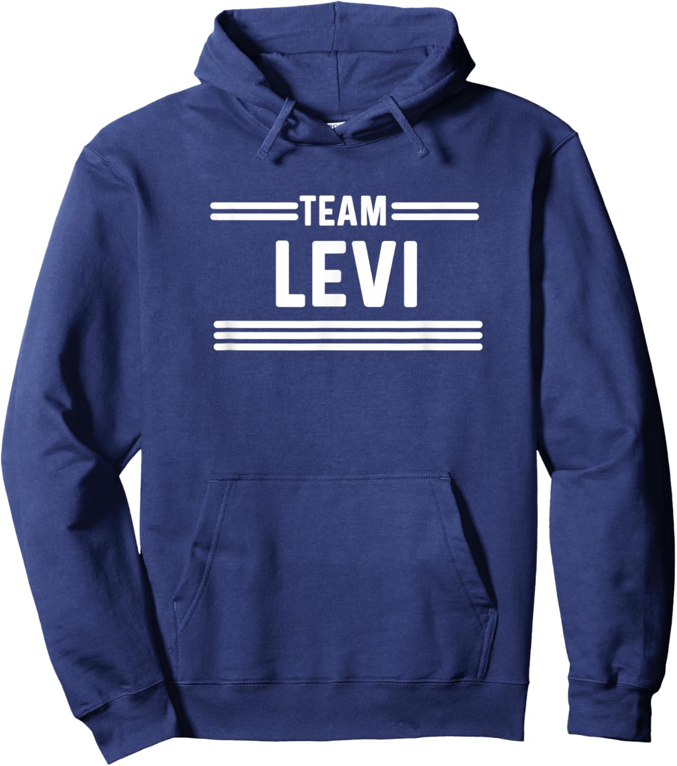 Team Levi - Family Name Hoodie - Hoodie | Navy