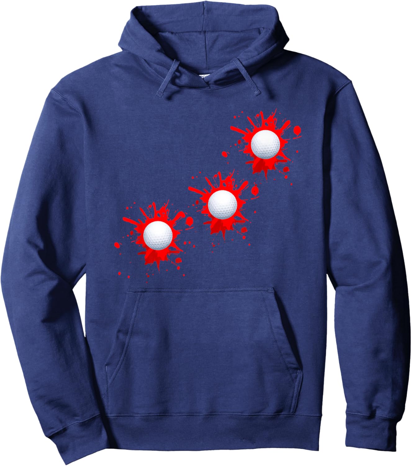 Golf Ball Injury Wound Hoodie - Hoodie | Navy