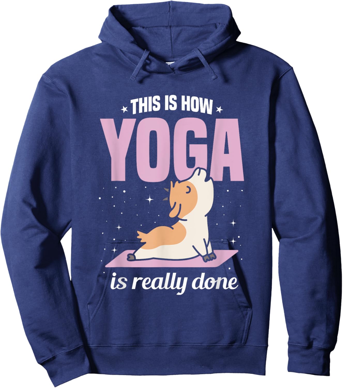 Goat Yoga Game Yoga Class Yoga Instructor Yoga Goats Hoodie - Hoodie | Navy