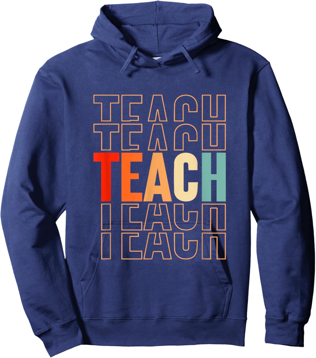 Funny Techer Design Women School Teaching Lover Hoodie - Hoodie | Navy