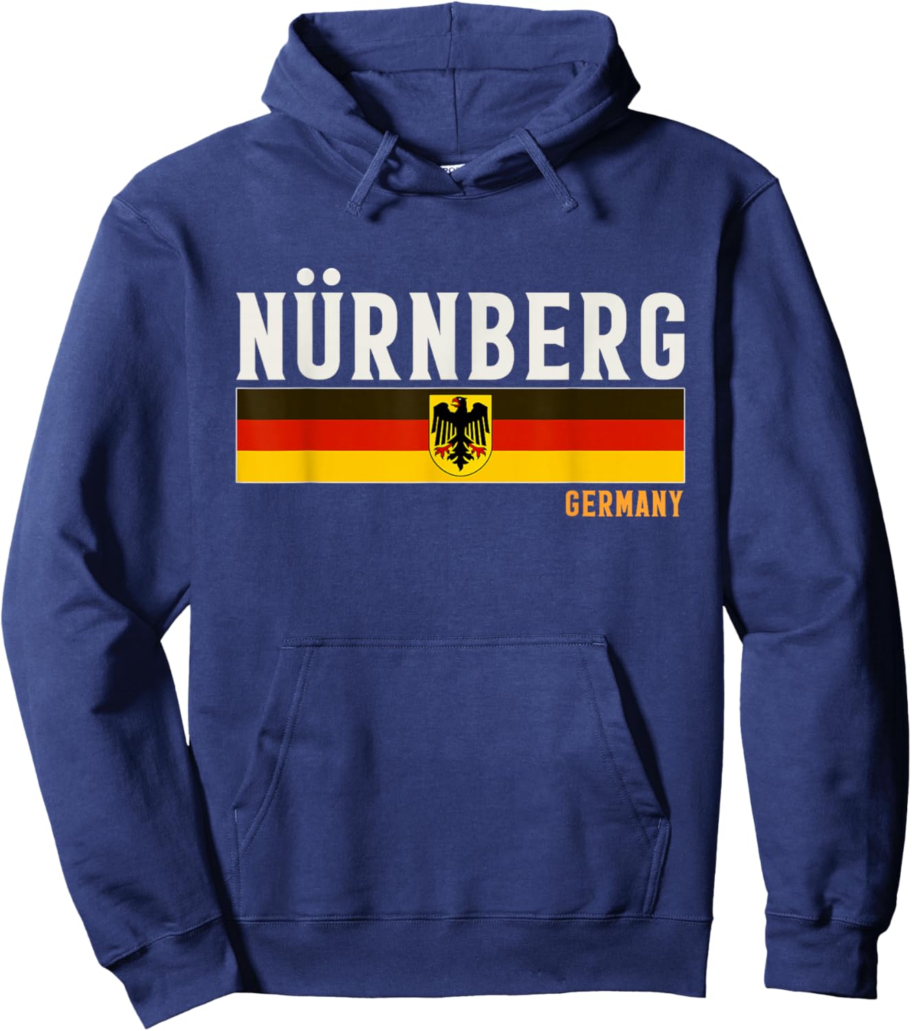 Nürnberg City In Germany, Germany Flag Hoodie - Hoodie | Navy