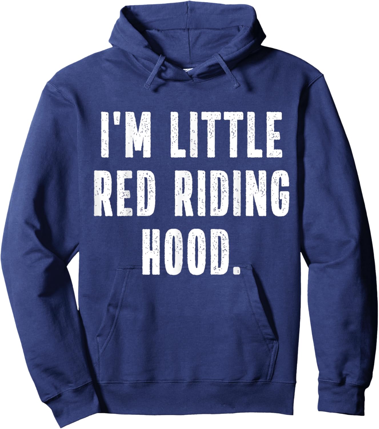 I'm Little Red Riding Hood Instant Lazy Halloween Costume Hoodie - Hoodie | Navy