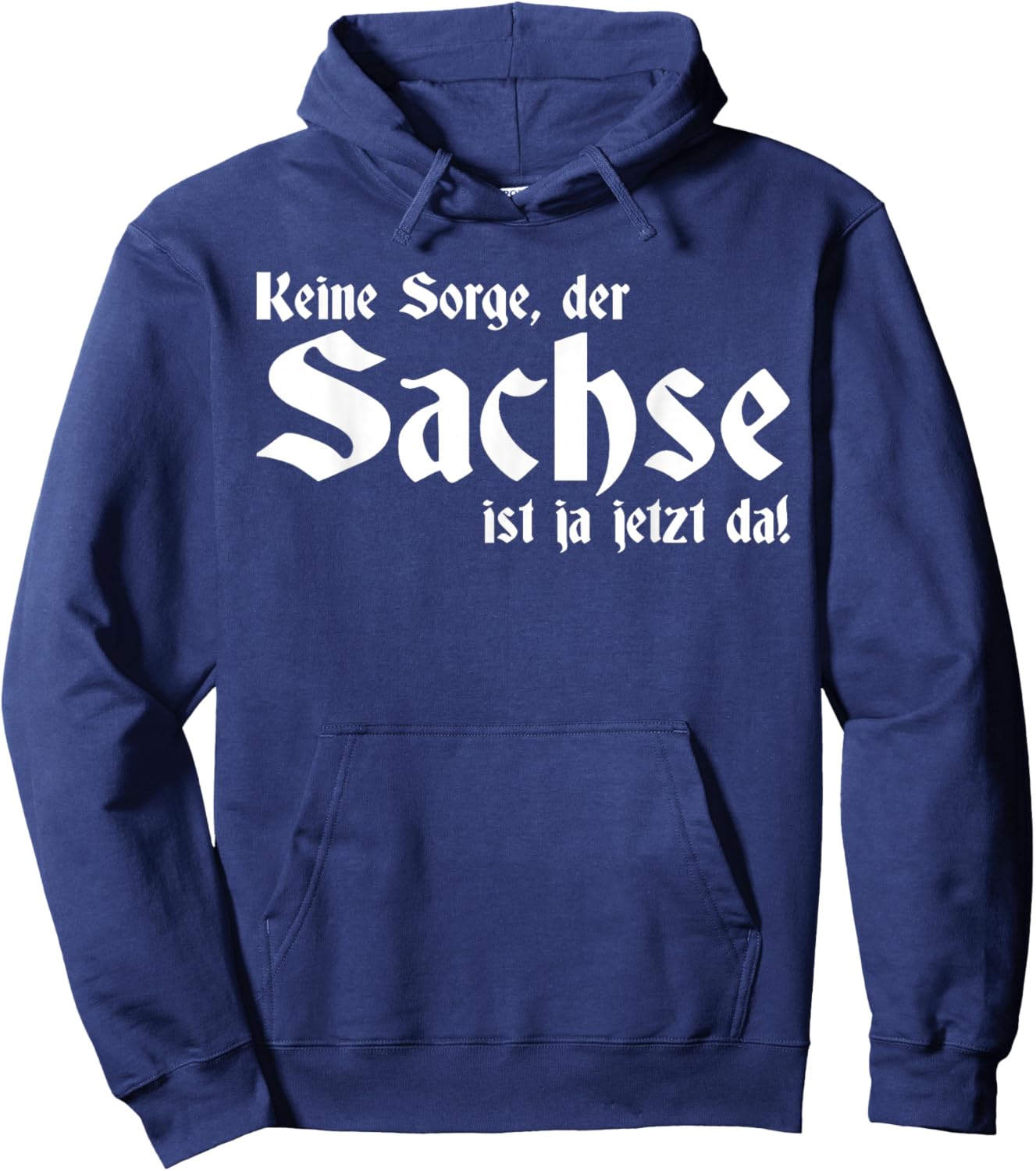 Herren Ostdeutsch Sächsischer Dialekt Sachse Hoodie - Hoodie | Navy