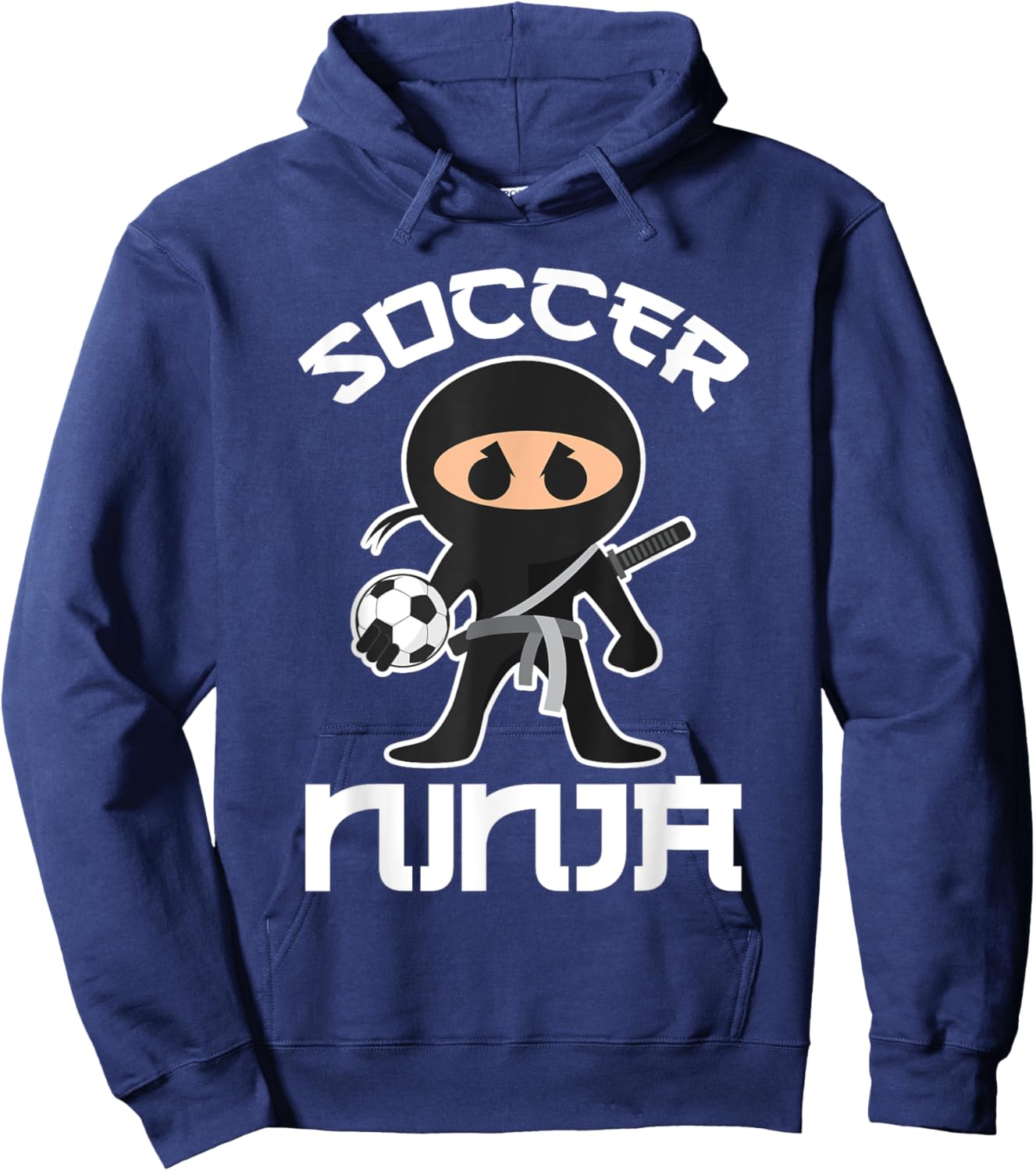 Cool Soccer Art Boys Kid Soccer Lovers Soccer Player Hoodie - Hoodie | Navy
