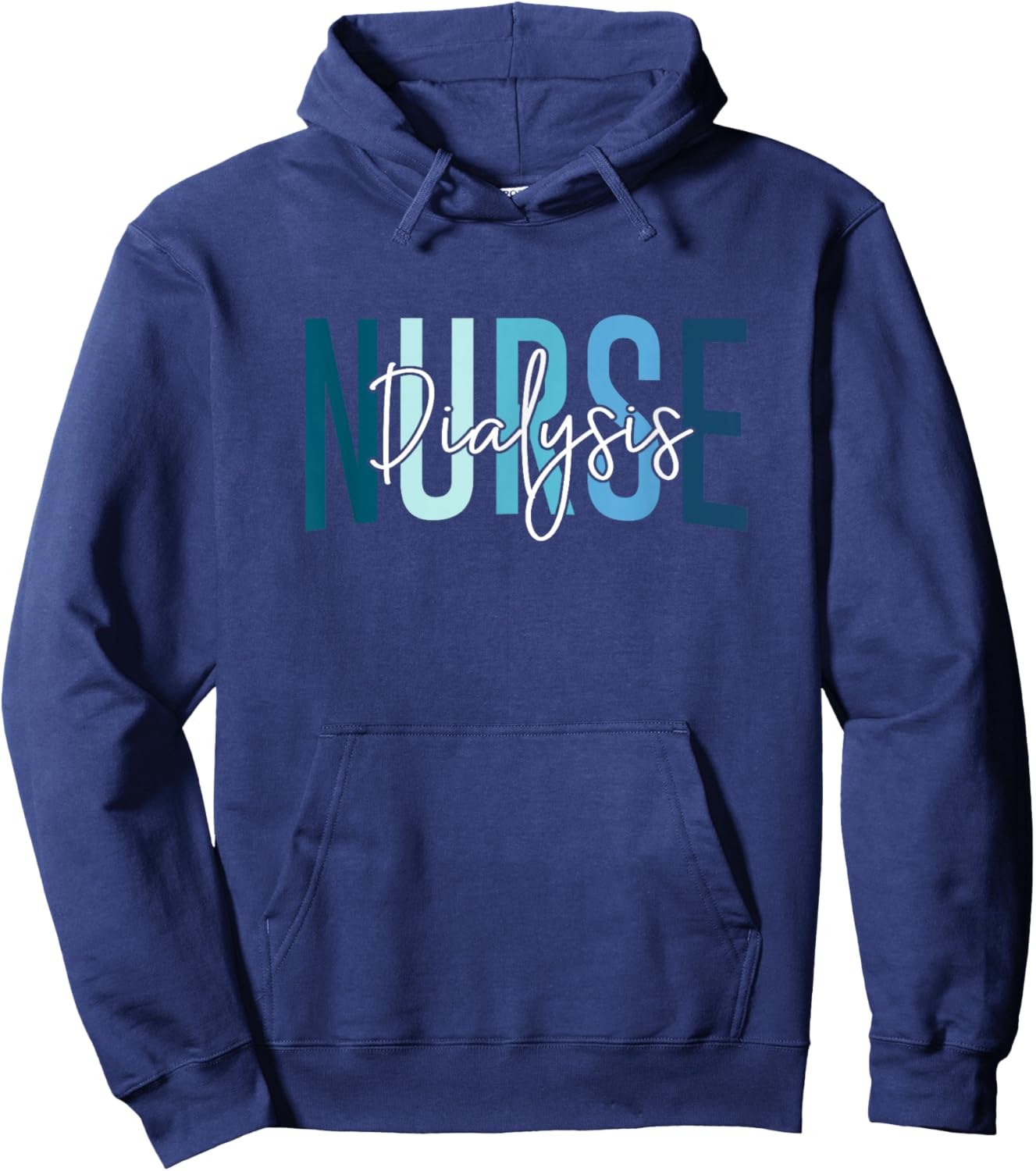 Vintage Dialysis Nurse Appreciation Day Apparel Funny Dialysis Nurse , -Adults, Black, Small, Short Sleeve, , Nursing, Novelty Hoodie - Hoodie | Navy