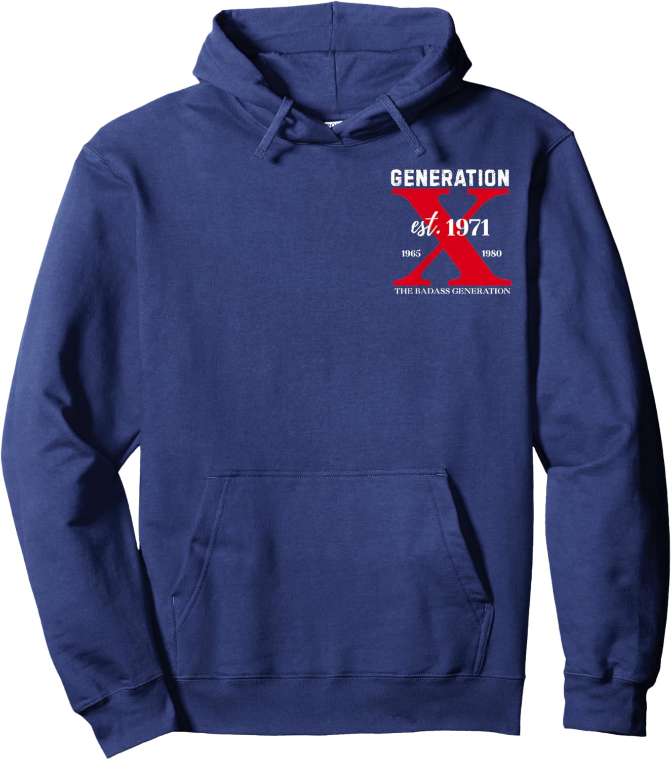 Gen X 1971 "Bevor du geboren wurdest, was Sissie Skull Hoodie - Hoodie | Navy