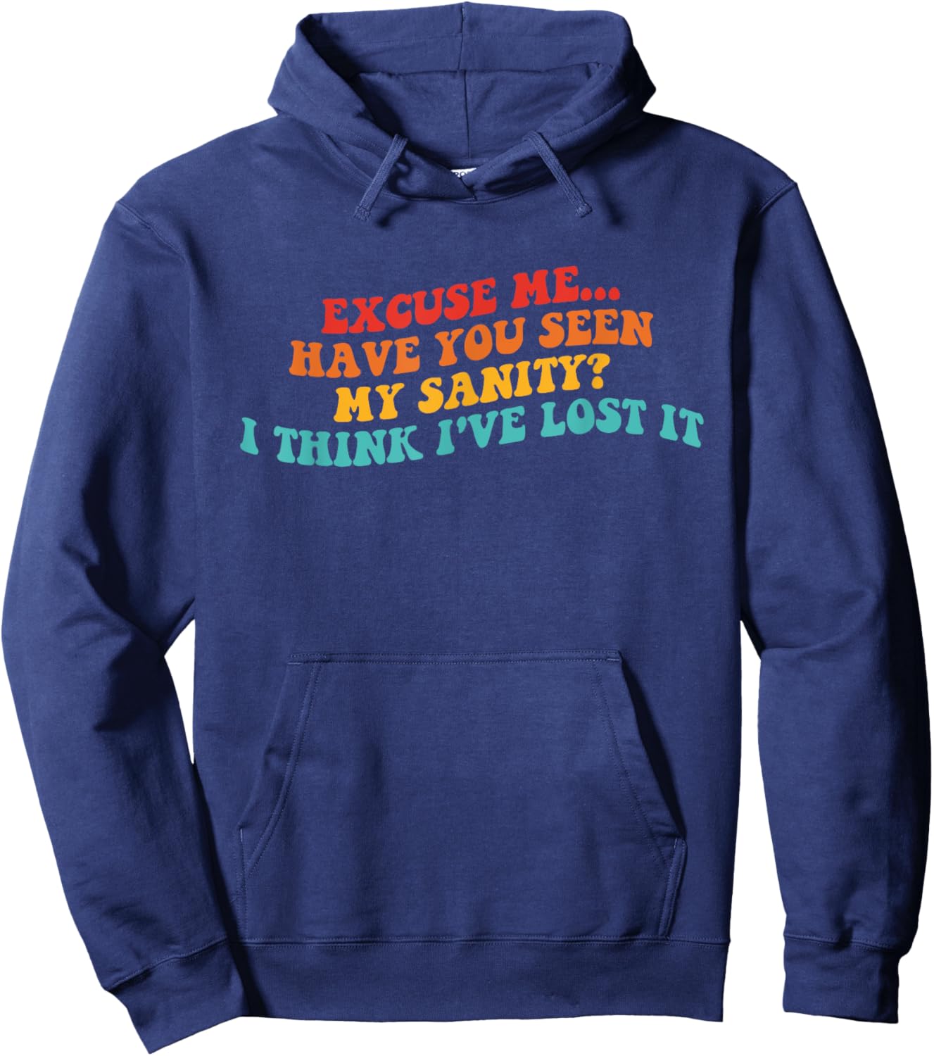 Excuse Me Have You Seen My Sanity? I Think I've Lost It Hoodie - Hoodie | Navy