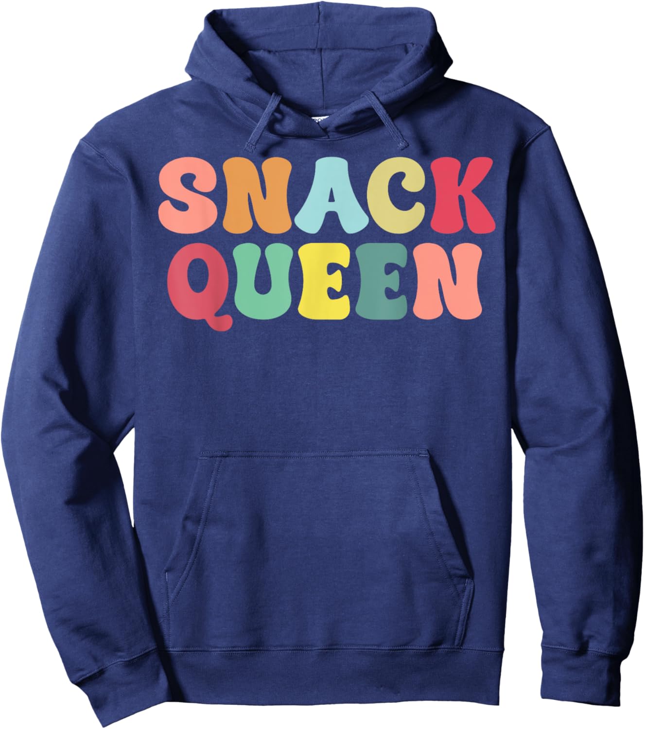 Snack Queen Food Lover Foodie Funny Cooking Snack Lover Hoodie - Hoodie | Navy