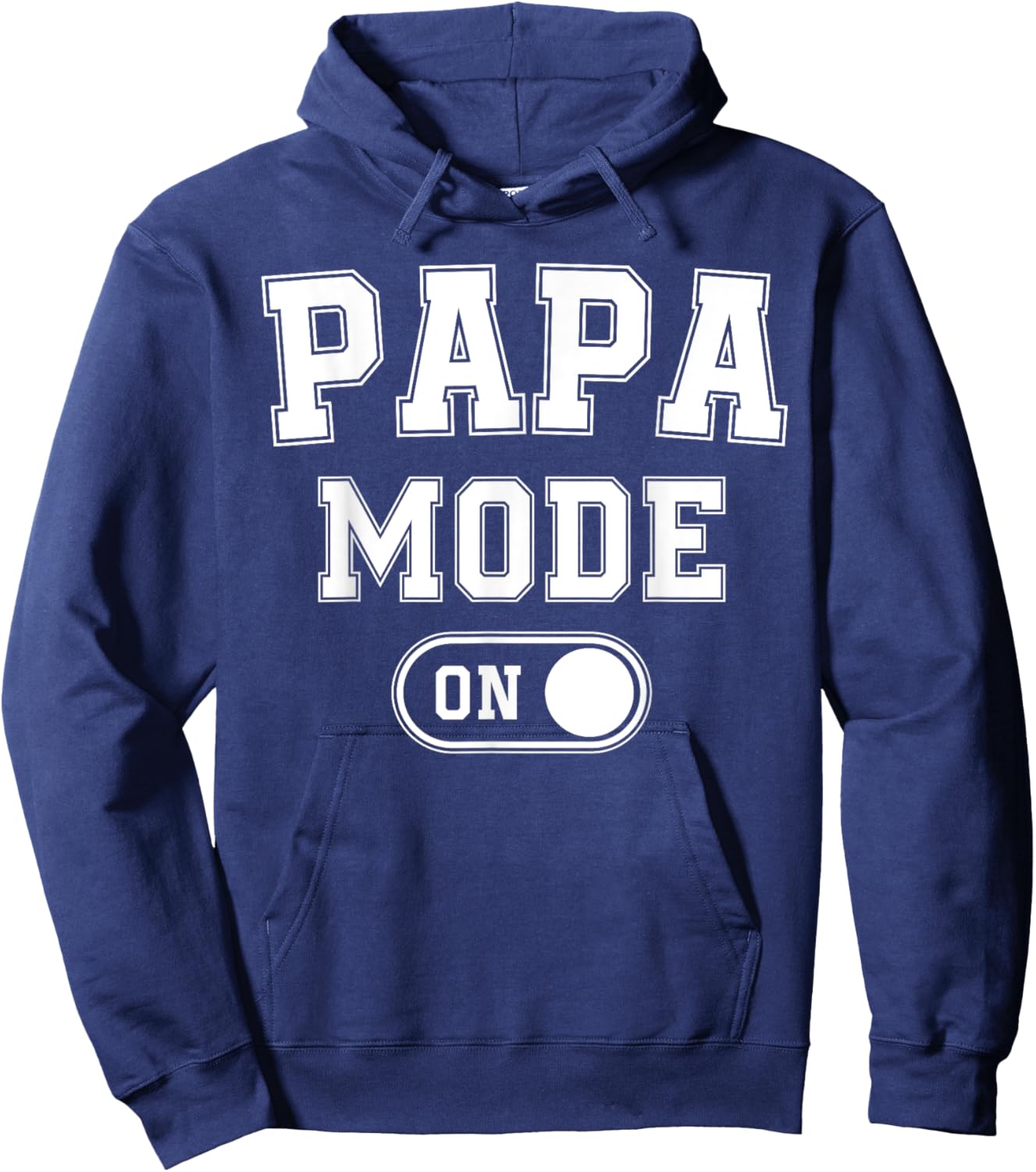 Papa Mode On Funny Soon To Be Dad Gifts 1St Time Dad Father Hoodie - Hoodie | Navy