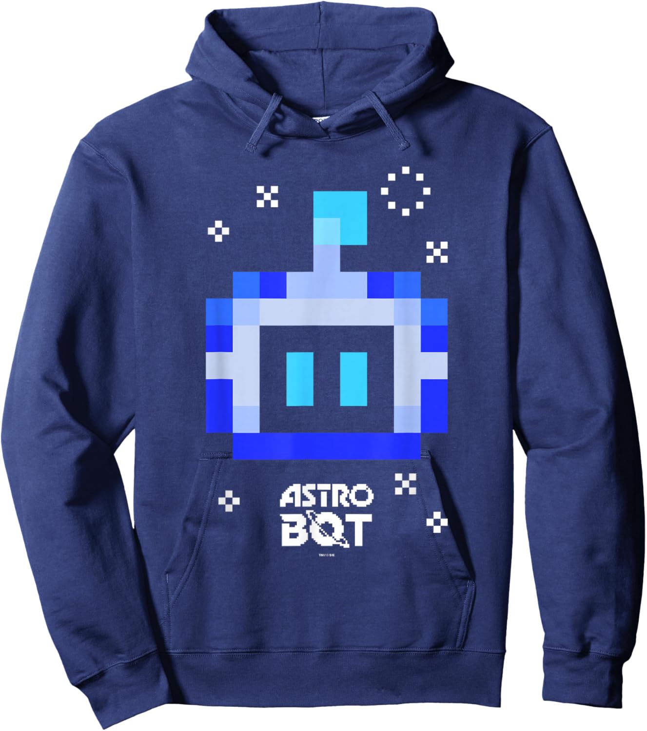 Astro Bot Rescue Mission Astro Bot Portrait Video Game Hoodie - Hoodie | Navy