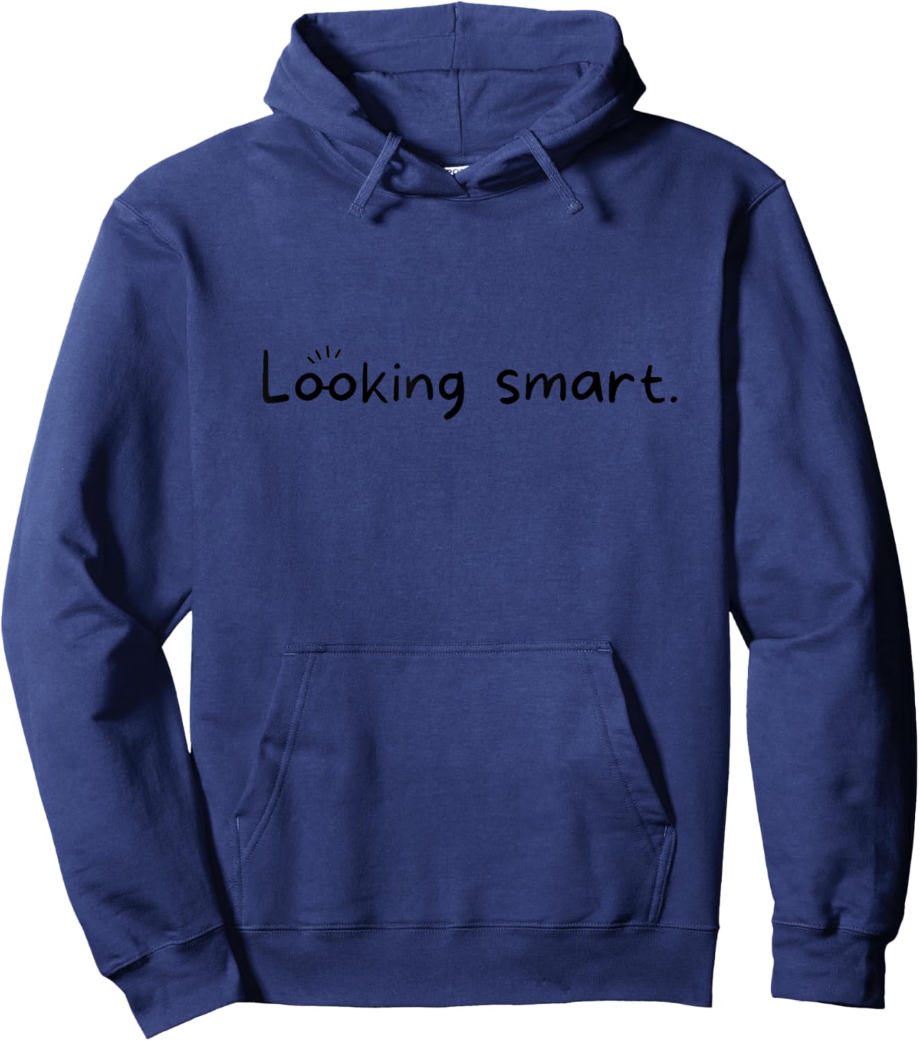 Looking Smart Funny Nerdy Gift , Women and Kids Hoodie - Hoodie | Navy