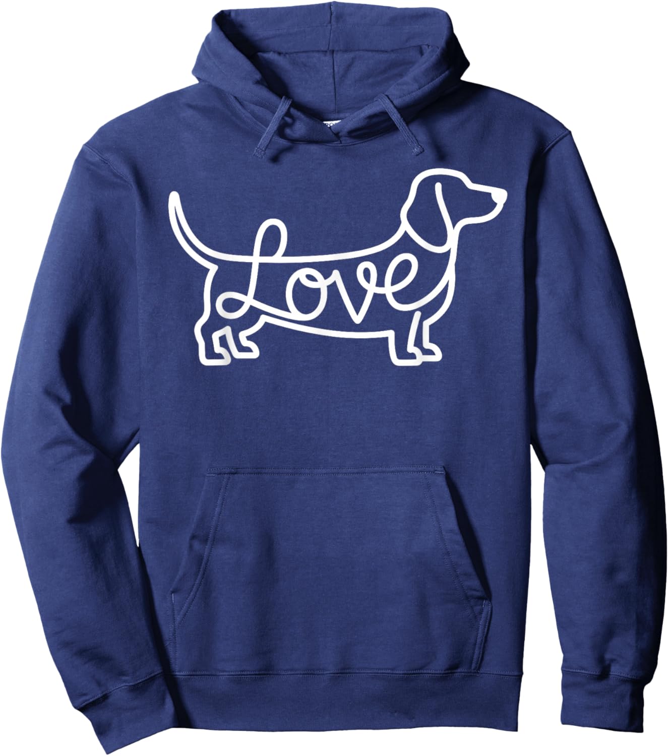 Cool Dachshund Art Women Wiener Dog Lover Dachshund Hoodie - Hoodie | Navy