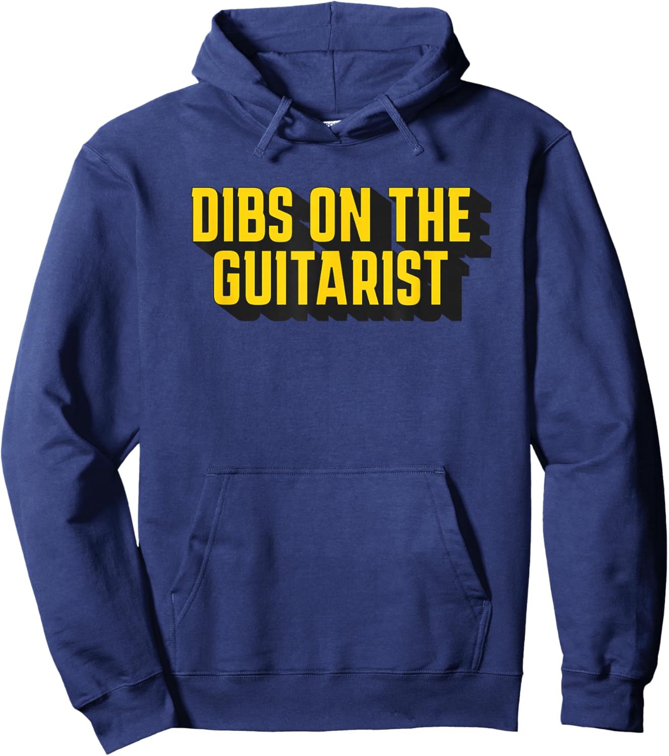 Dibs on the Guitarist Guitar Player Wife Hoodie - Hoodie | Navy