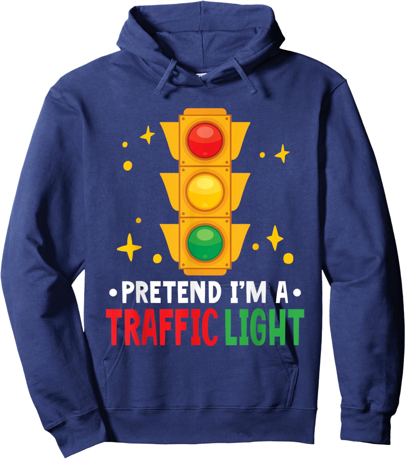 Traffic Light Lover Halloween Pretend I'm A Traffic Light Hoodie - Hoodie | Navy