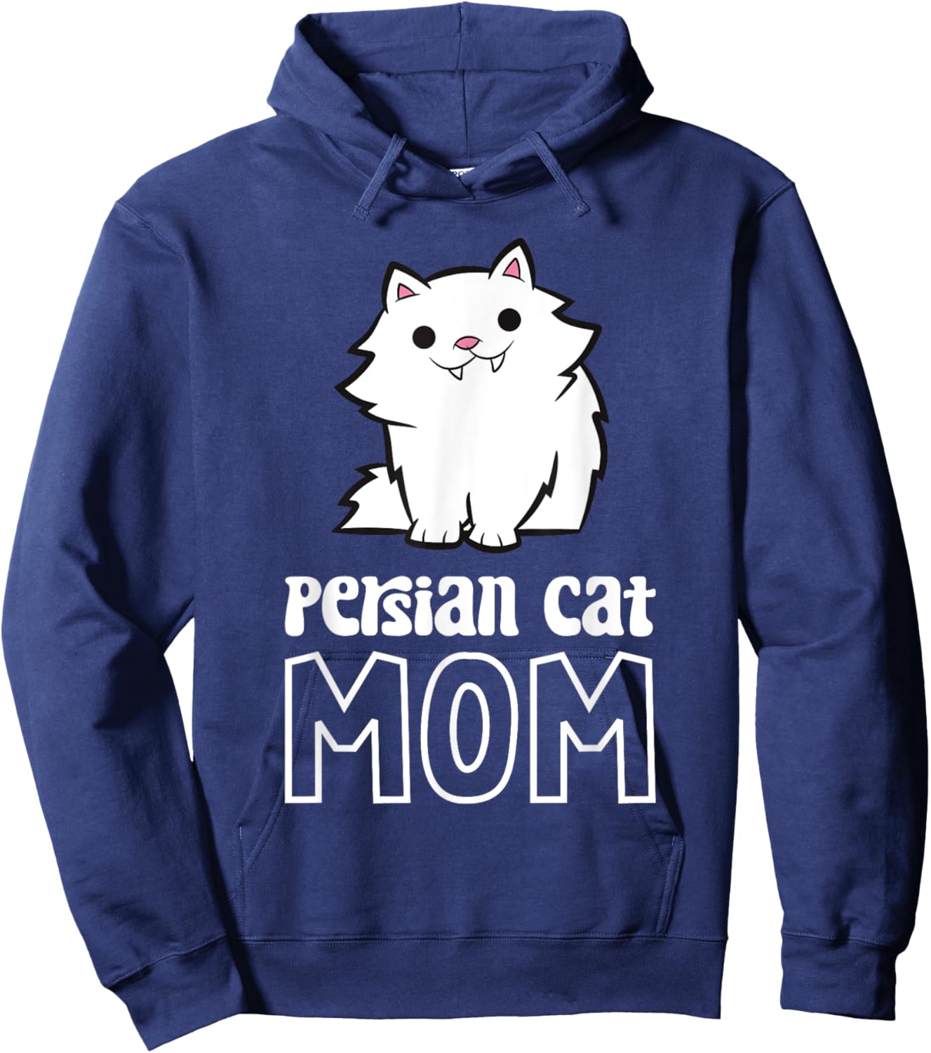 Persian Cat Mom Women Kids Hoodie - Hoodie | Navy