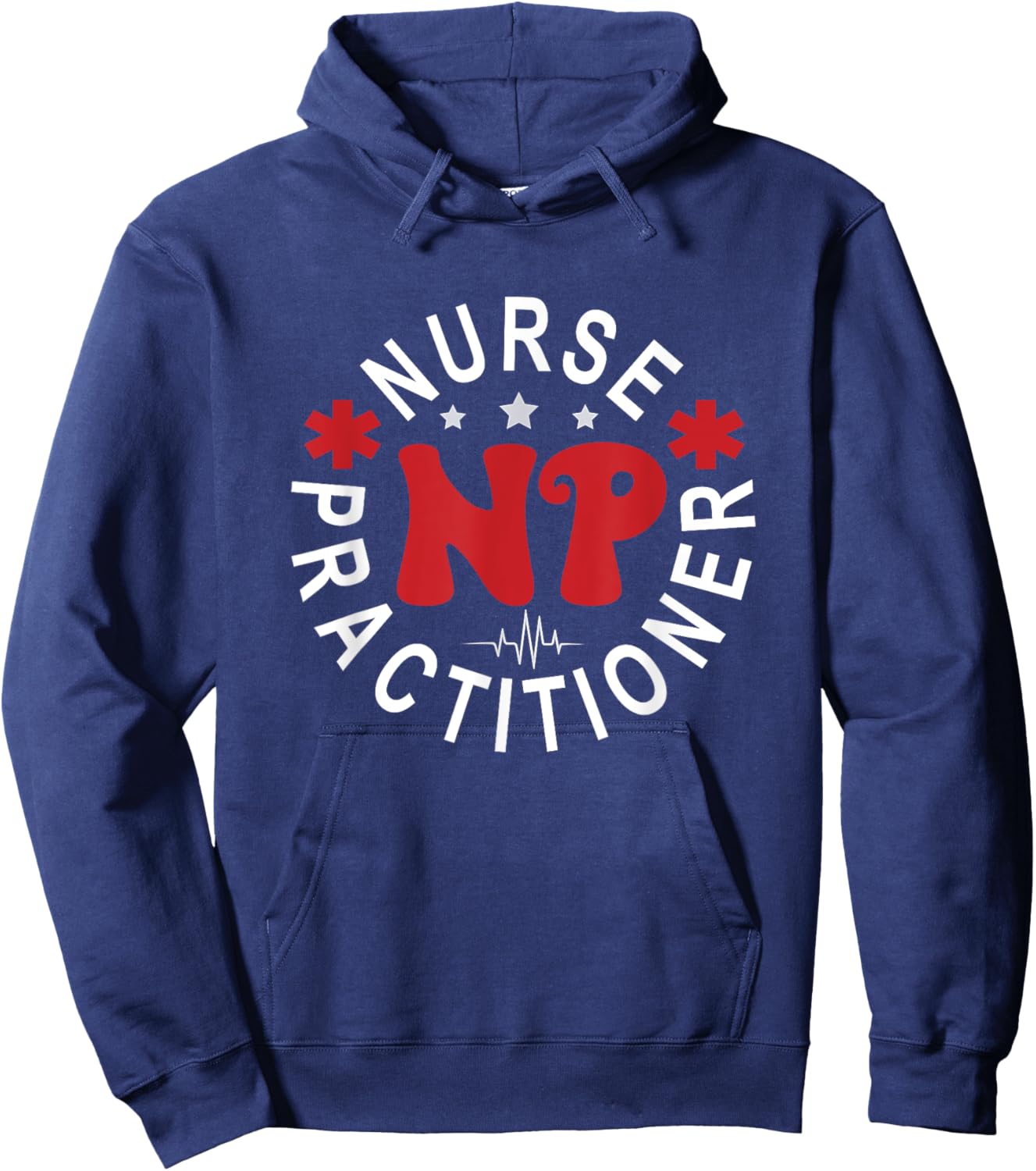 Funny Family Nurse Practitioner NP Nursing Day Nurse Week Hoodie - Hoodie | Navy