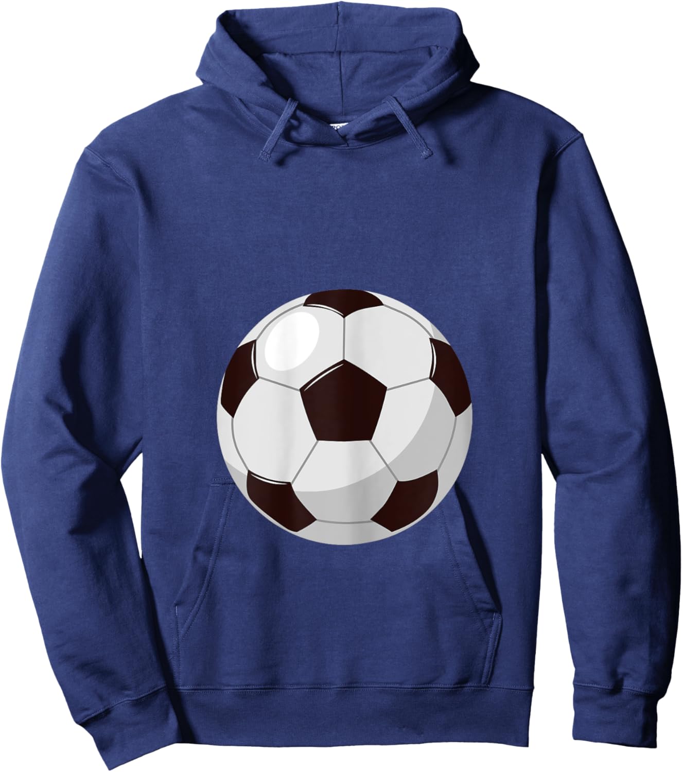 Football Funny Soccer Player Belly Pregnant Mama Hoodie - Hoodie | Navy