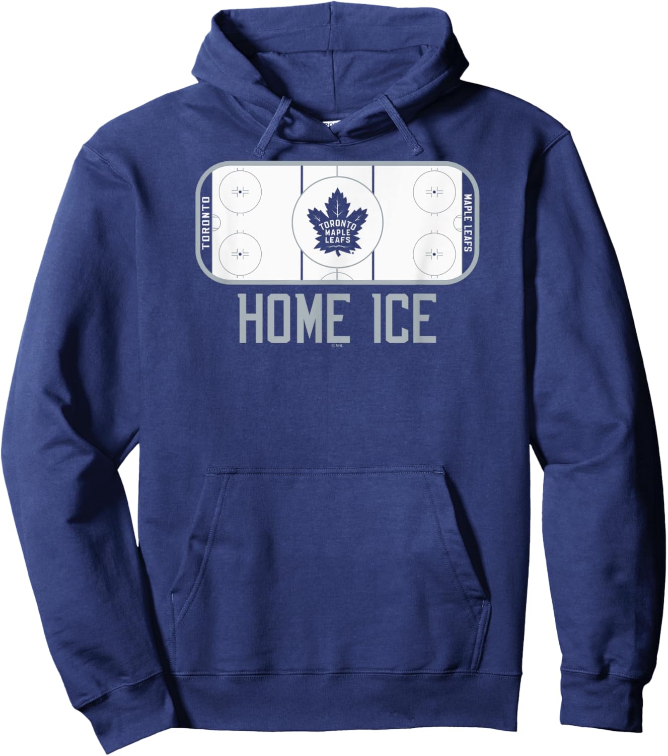 Toronto Maple Leafs Home Ice Blue Officially Licensed Hoodie - Hoodie | Navy