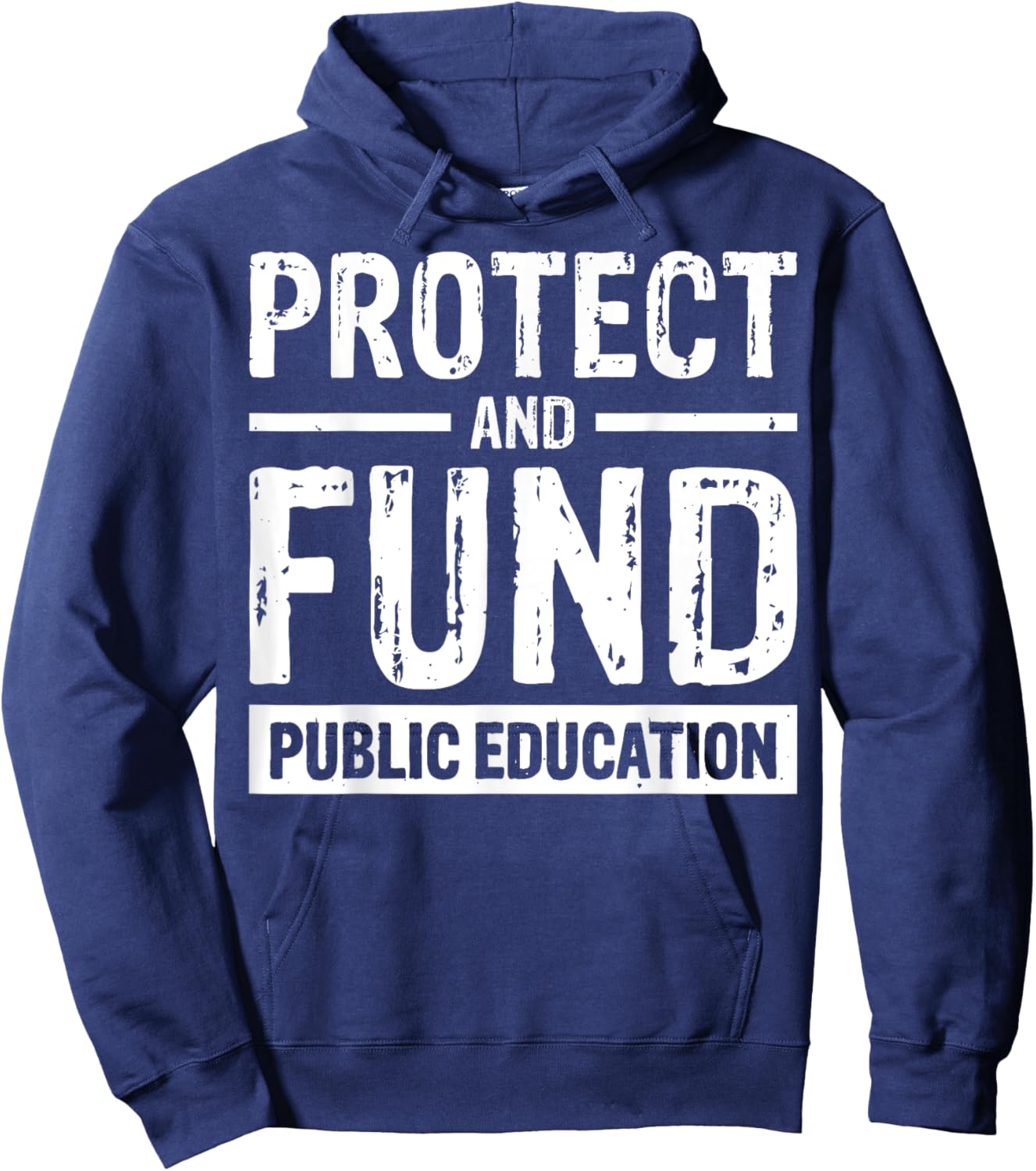 Protect And Fund Public Education Hoodie - Hoodie | Navy